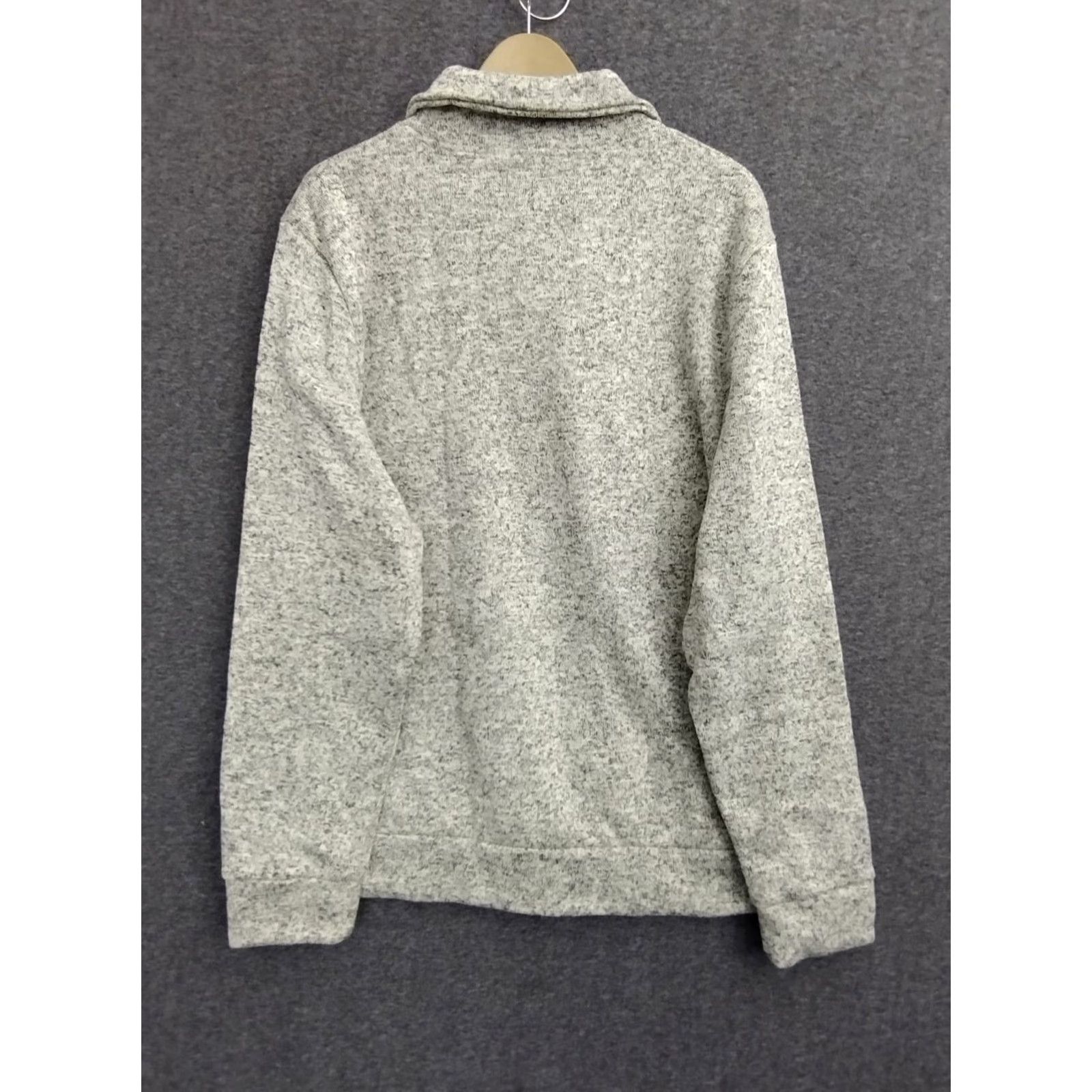 Vintage H2H Mens XL Long Sleeve Pullover Sweater Gray, Shawl Collar, Button Accent, Casual Knit Pullover, Vintage No, Classic Fit, Winter/Fall, Men Size US XL / EU 56 / 4 - 2 Thumbnail