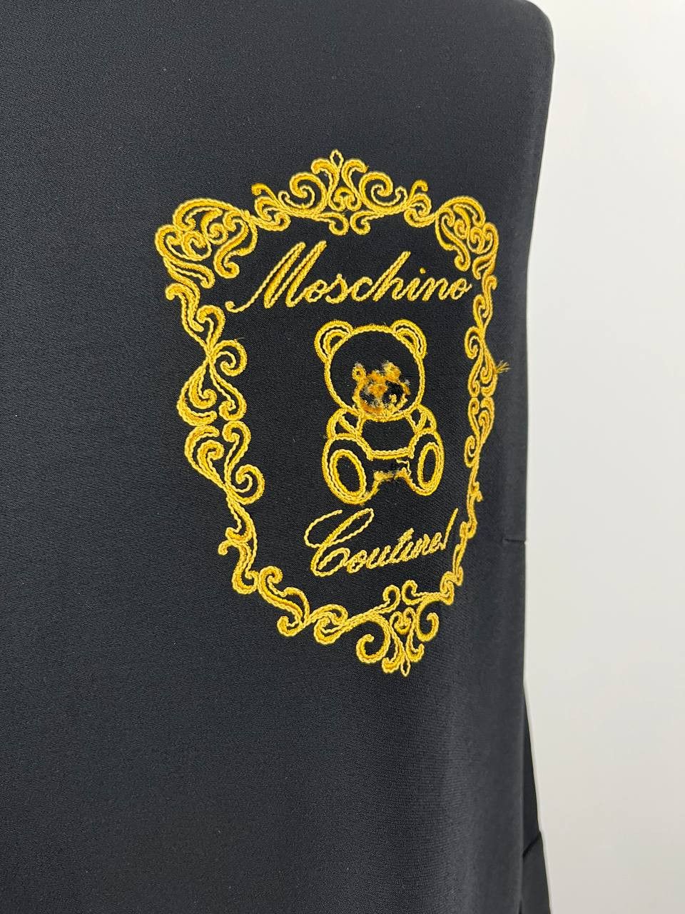 Moschino Moschino Couture Teddy Bear Dress Embroidered Logo Size L / US 10 / IT 46 - 4 Thumbnail
