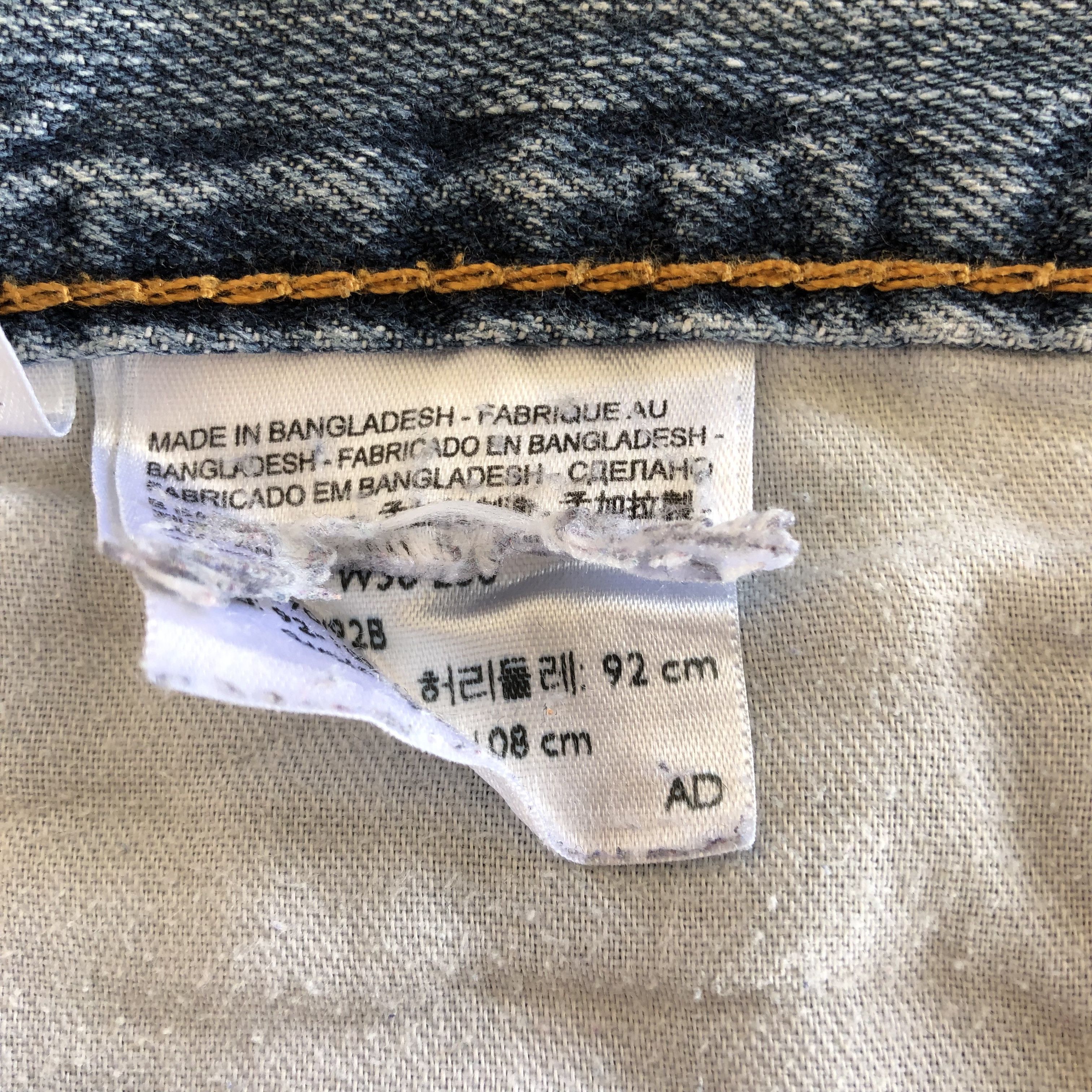 Levi's Vintage Levis 514 Jeans Levi's Dark Blue Wash Denim Pants Size US 36 / EU 52 - 10 Thumbnail