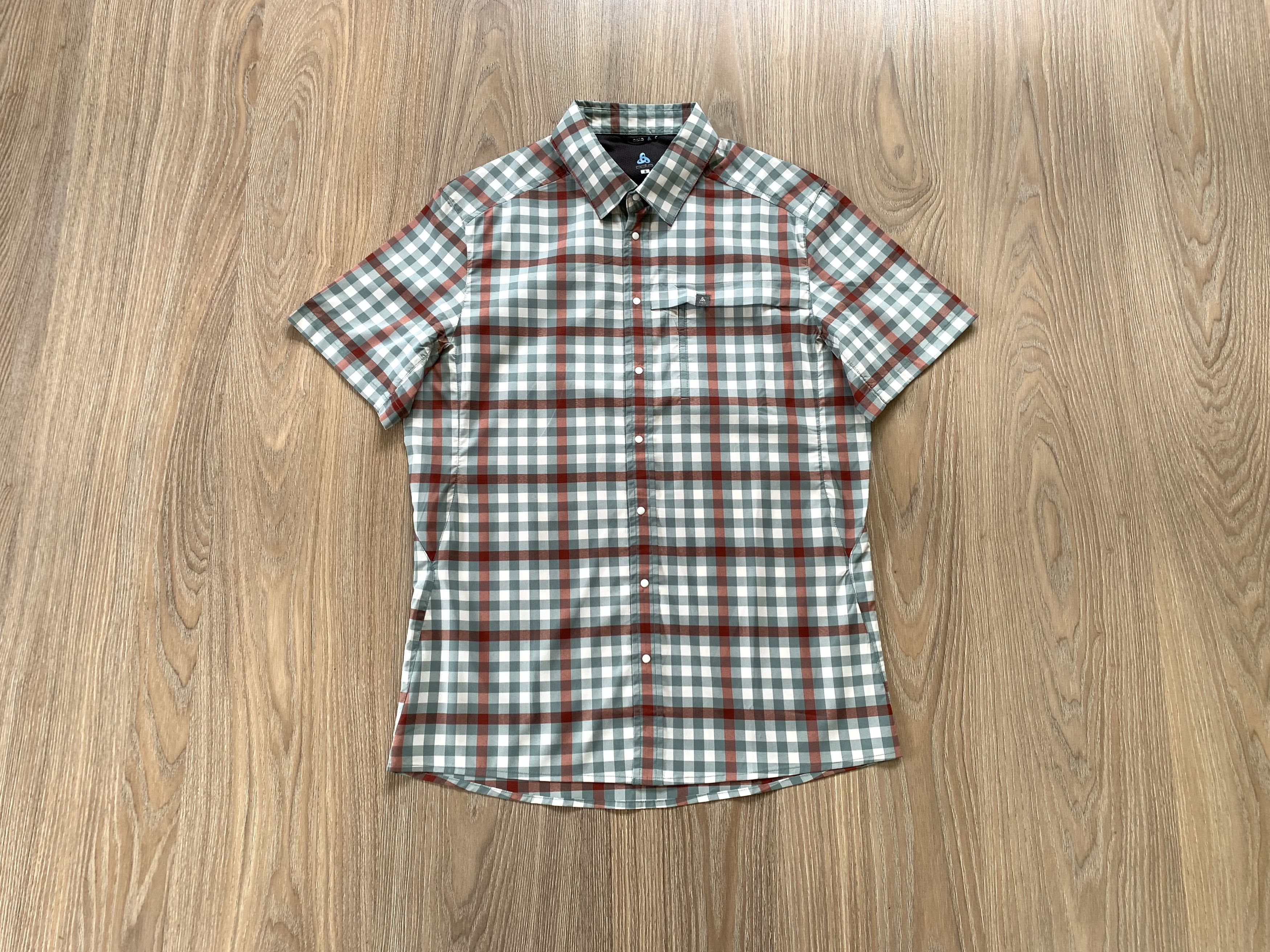 Odlo Odlo Womens Ultra Light Plaid Treking Short Sleeve Shirt Size S / US 4 / IT 40 - 1 Thumbnail