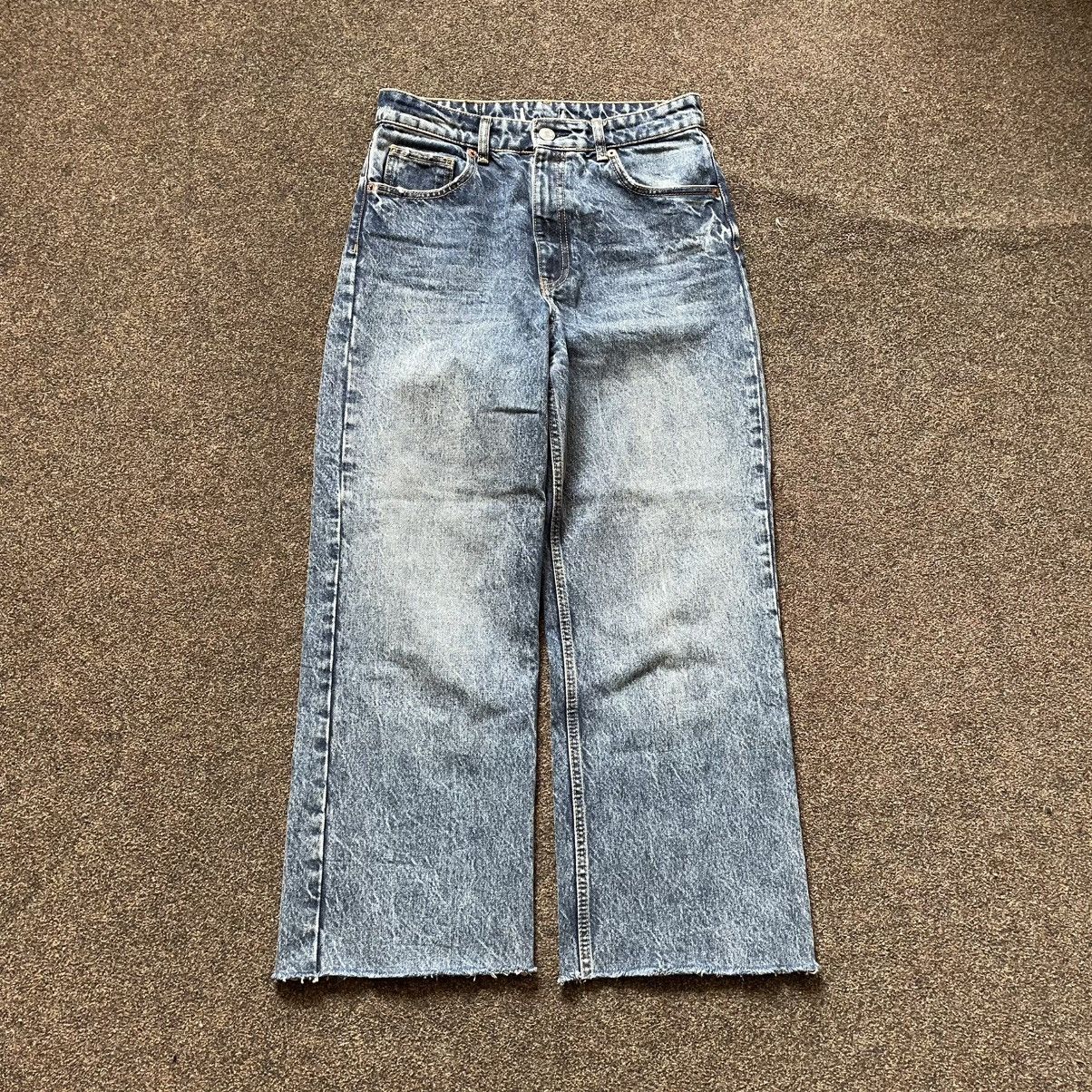 Vintage Vintage Y2K Faded Wide Leg Baggy Jeans Grunge Skate Logo 30 Size 30" / US 8 / IT 44 - 1 Thumbnail