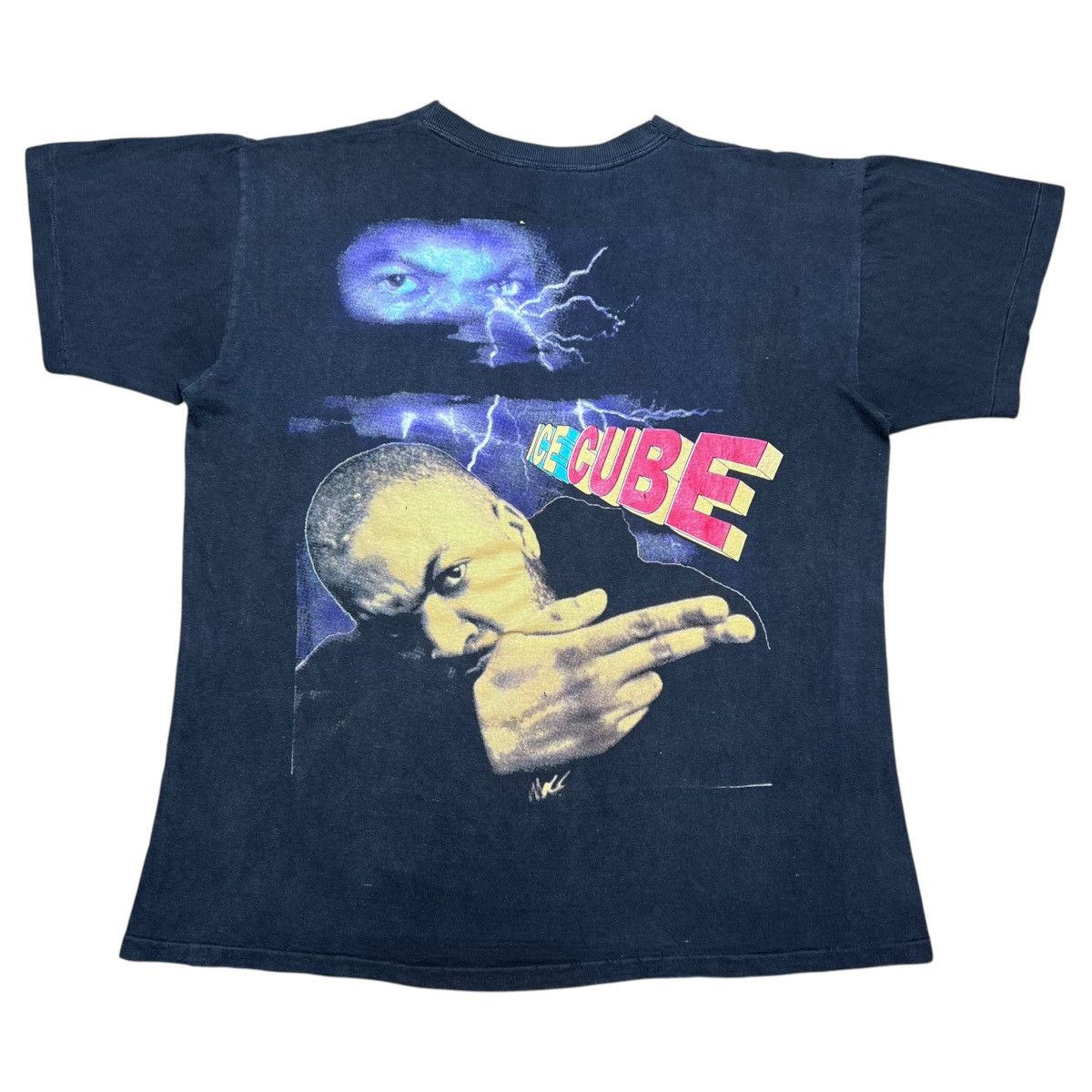 Rap Tees Vtg 1990s Ice Cube The Predator Rap Tee Double Sided T-Shirt Size US L / EU 52-54 / 3 - 2 Thumbnail