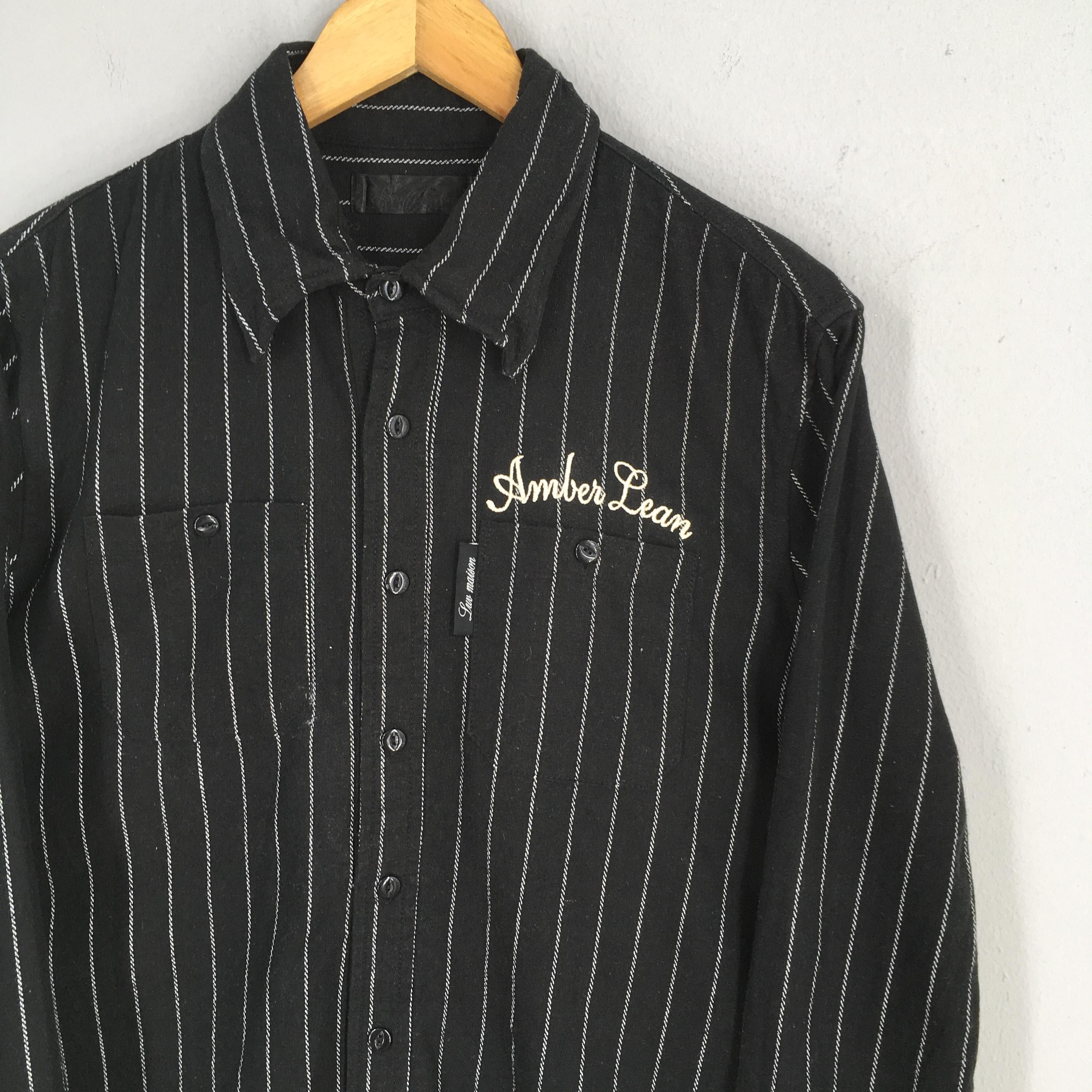 A&G Rock × Flannel Vintage Luv Maison Black Wabash Stripes Shirt Small Size US S / EU 44-46 / 1 - 2 Thumbnail