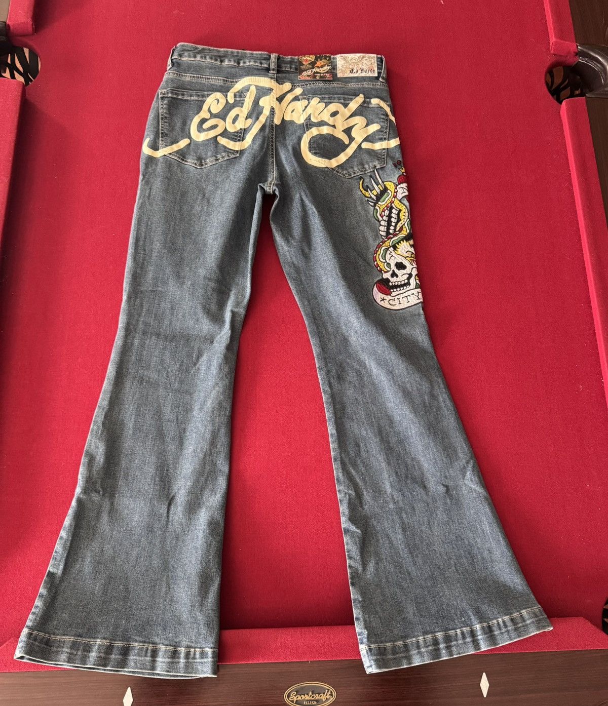 Ed Hardy × Vintage ED HARDY DENIM Size 32" / US 10 / IT 46 - 6 Thumbnail