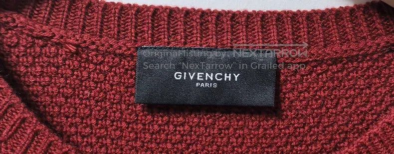 Givenchy Givenchy Red Hooded Sweatshirt Size US L / EU 52-54 / 3 - 3 Thumbnail