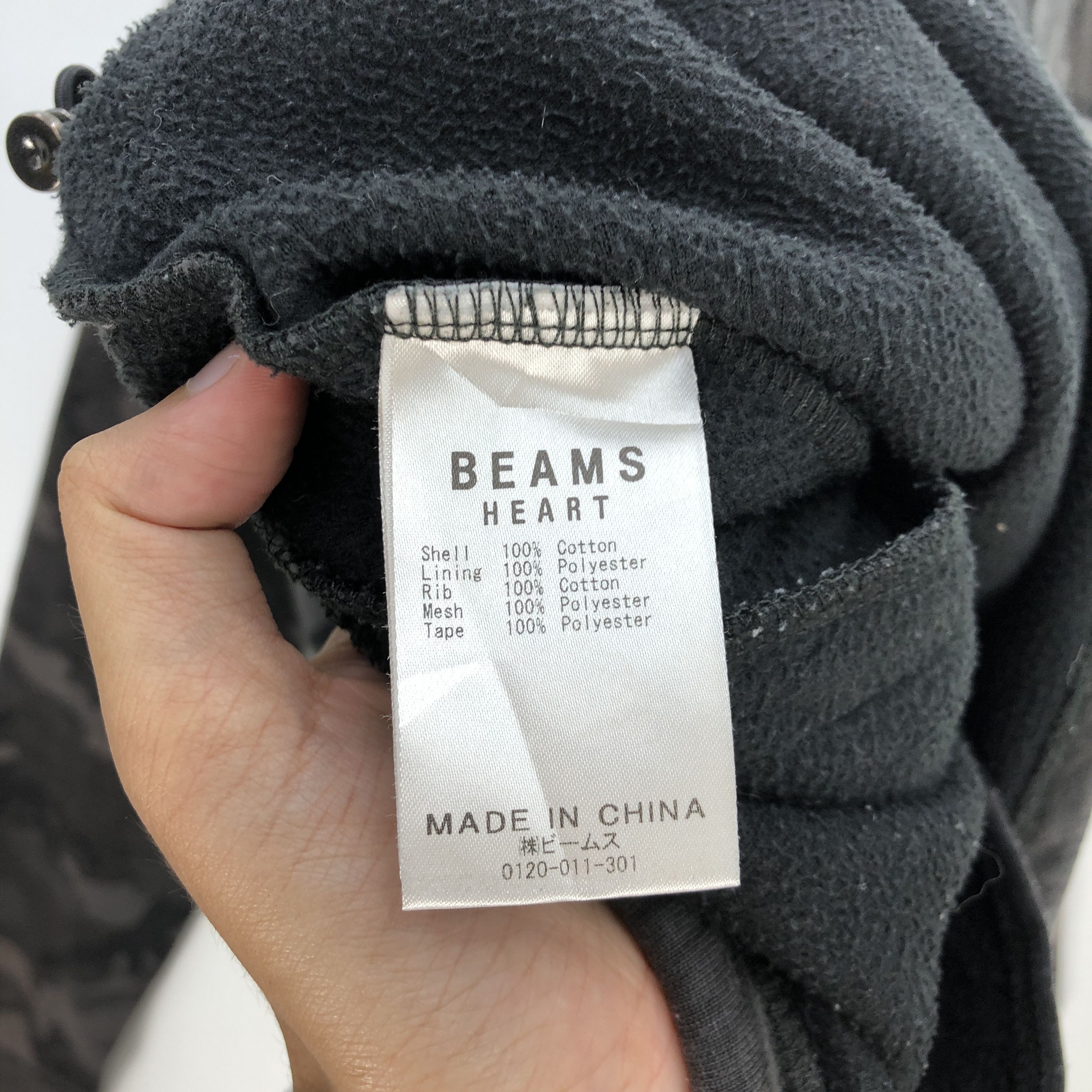 Beams Plus Beam Plus Sweater Hoodie Japan Camouflage Zipper Sweatshirt Size US M / EU 48-50 / 2 - 6 Thumbnail