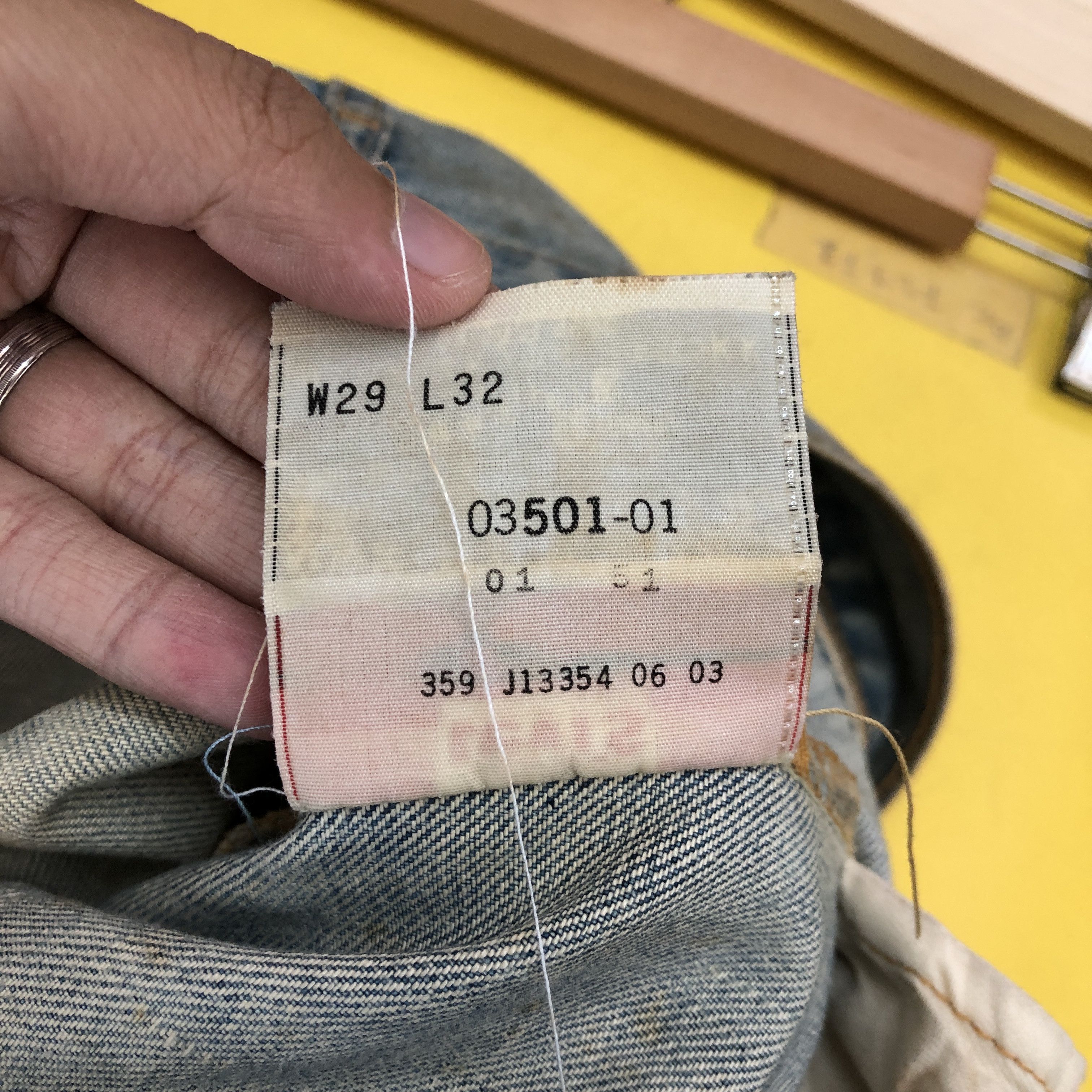Levi's Vintage Levis 501 Dirty Jeans Levi's Mud Wash Rusty Denim Size 28" / US 6 / IT 42 - 9 Thumbnail