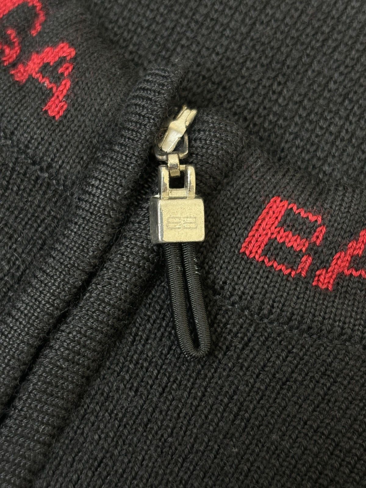Balenciaga 2000’s Balenciaga Paris - Big Logo Knitwear Vest Size US M / EU 48-50 / 2 - 3 Thumbnail