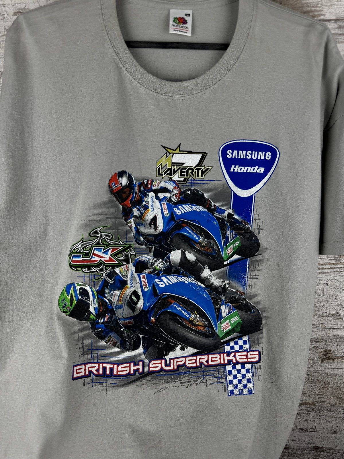 Honda Mens Vintage Honda T-shirt Samsung racing tee rare y2k Size US XXL / EU 58 / 5 - 8 Thumbnail