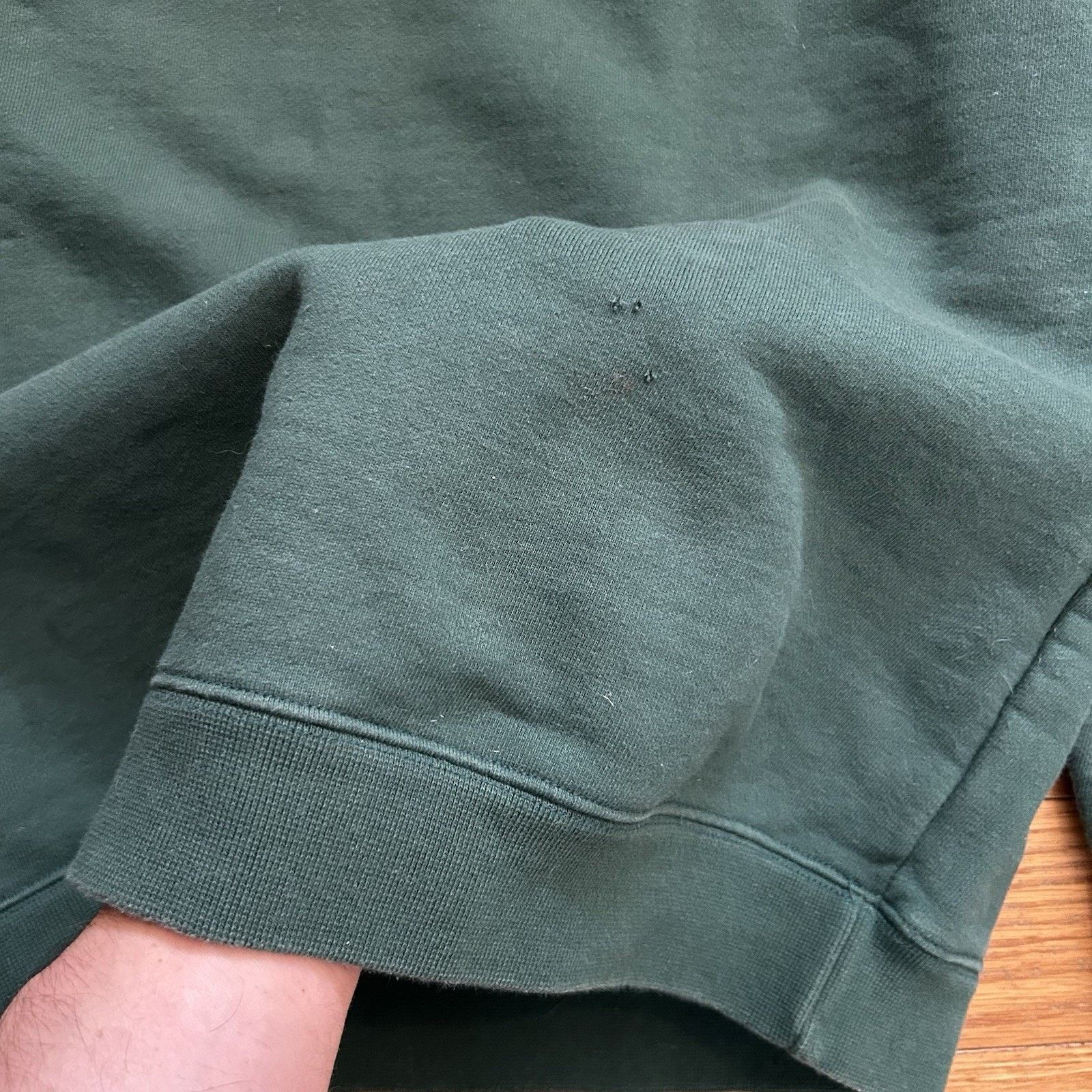 BRUT Archive Heavyweight Cotton Green Pullover Sweatshirt 1 Small Size US S / EU 44-46 / 1 - 4 Thumbnail