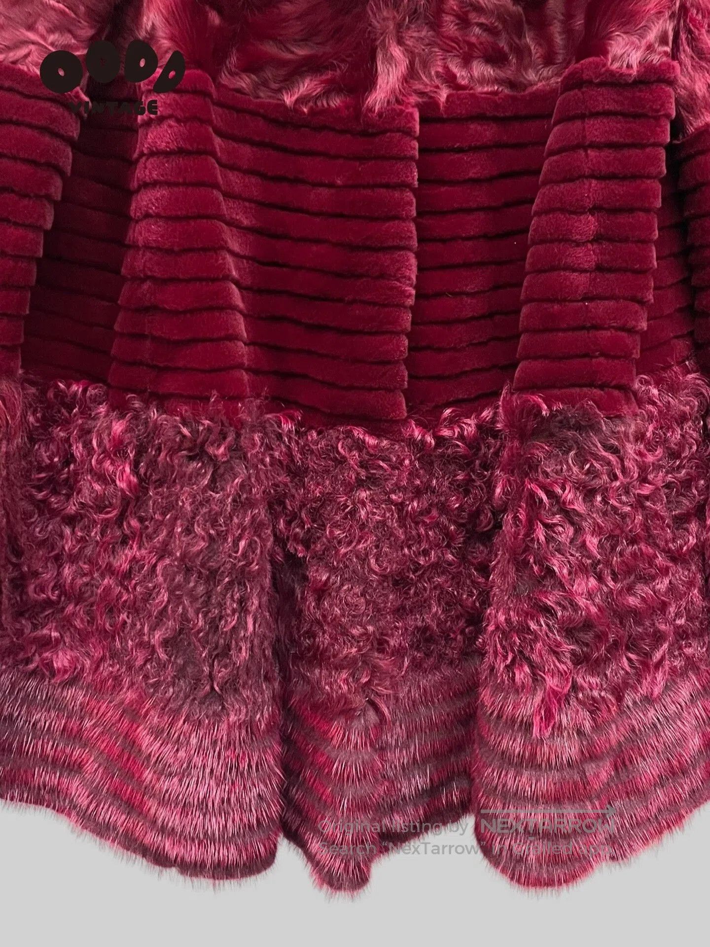 Gianfranco Ferre Gianfranco Ferré Red Mink Fur Jacket. Size M / US 6-8 / IT 42-44 - 6 Thumbnail