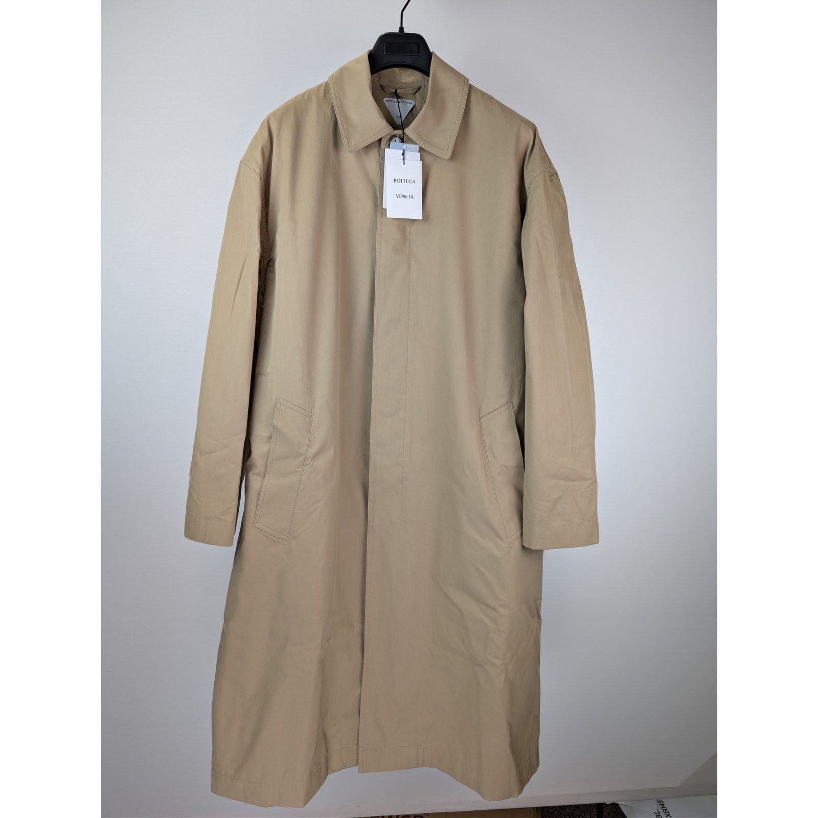 Bottega Veneta o1rshd1 Light Cotton Twill Trench Coat in Desert Taupe Size US M / EU 48-50 / 2 - 2 Thumbnail