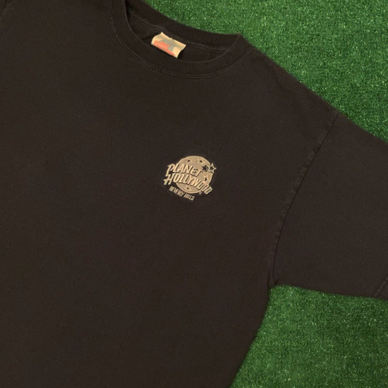 Planet Hollywood VINTAGE 90s Planet Hollywood Beverly Hills VTG 1991 Shirt Mens Size L USA Black Short Sleeve T-Shirt 90s Mens (Vintage) Size US L / EU 52-54 / 3 - 2 Thumbnail