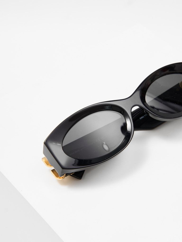 Miu Miu MIU MIU MU 11WS 1AB5S0 Glimpse Sunglasses BLACK Size ONE SIZE - 3 Thumbnail