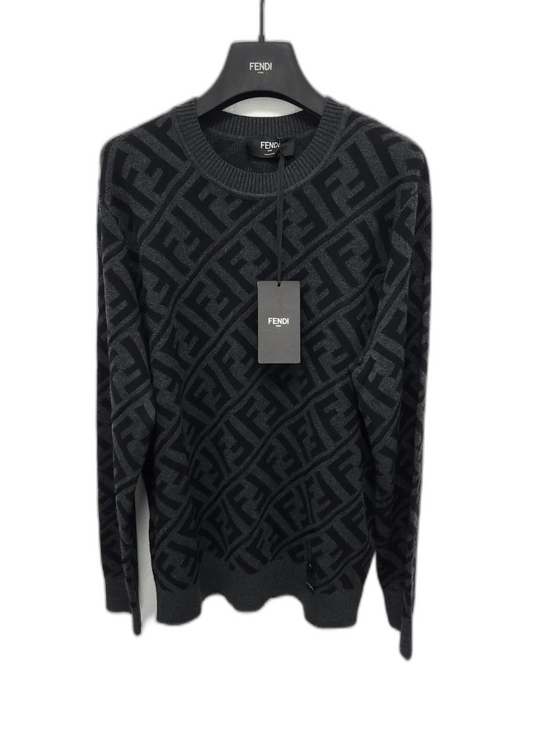 Fendi Fendi Monogram Pattern Sweater Size US M / EU 48-50 / 2 - 1 Thumbnail
