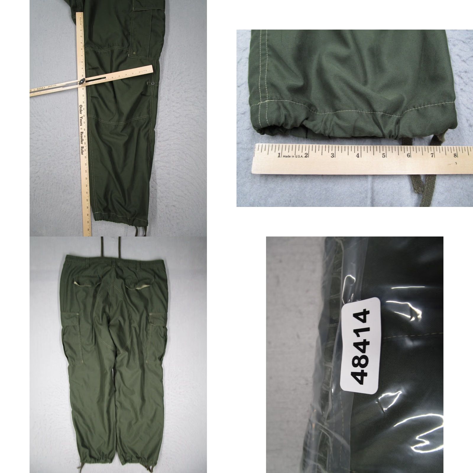 Gap VINTAGE Gap Pants Mens XL Green Cargo Tapered Drawstring 5-Pocket Workwear Casual Travel 90s Mens Size US 36 / EU 52 - 8 Thumbnail