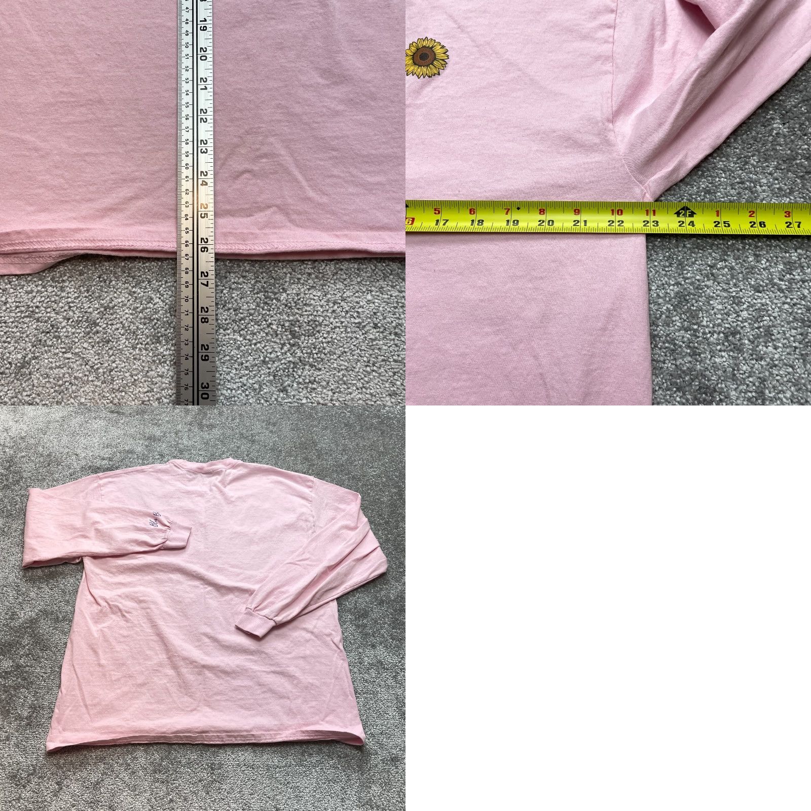 Gildan Gildan Ultra Cotton Shirt XL Pink Long Sleeve Crew Blu Booky Stay Wild Unisex Adults T-Shirt Vintage No Size US XL / EU 56 / 4 - 8 Thumbnail