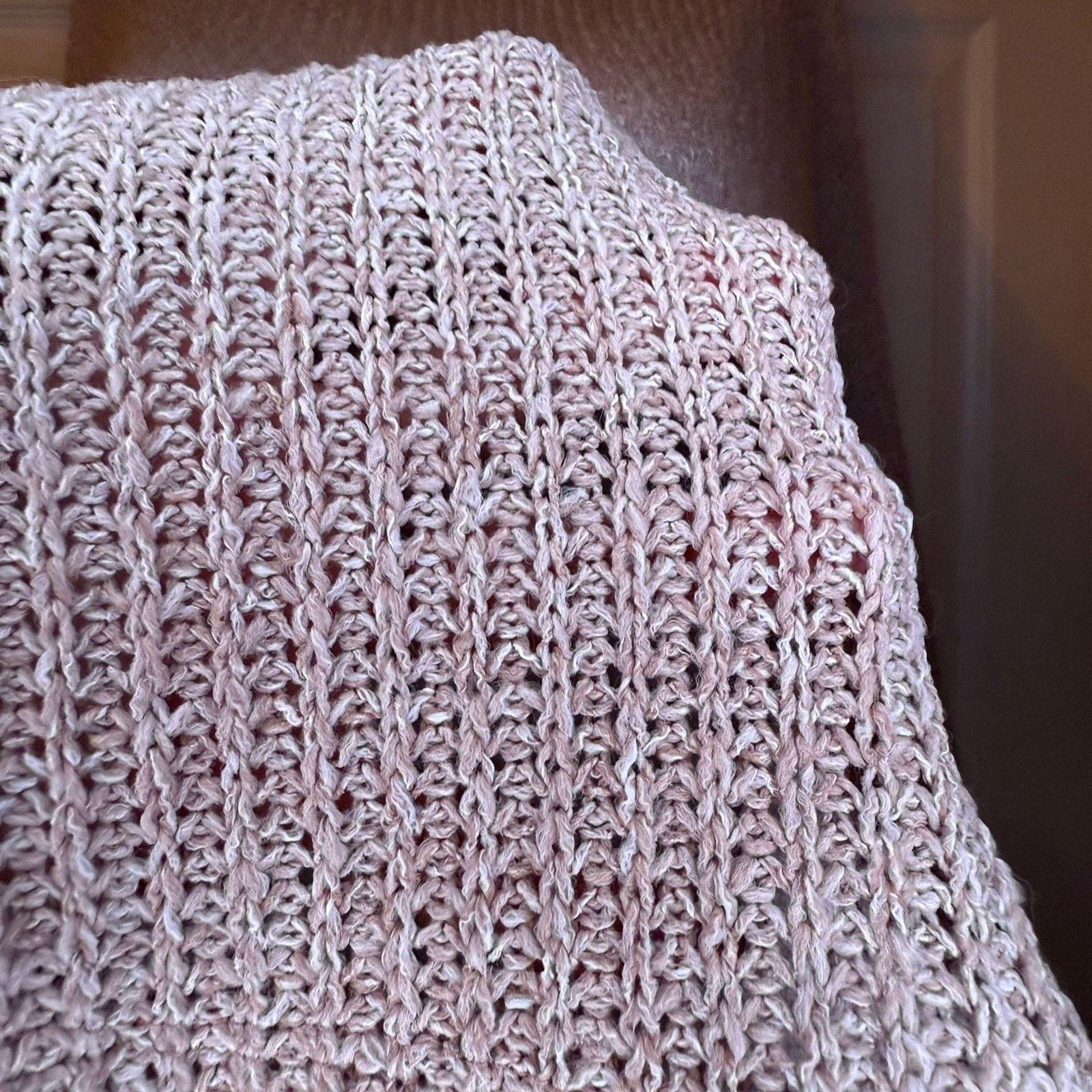 & Other Stories Chris & Carol Light Purple Open Knit Relaxed Sweater Women Size 3XL / US 20-22 - 3 Thumbnail