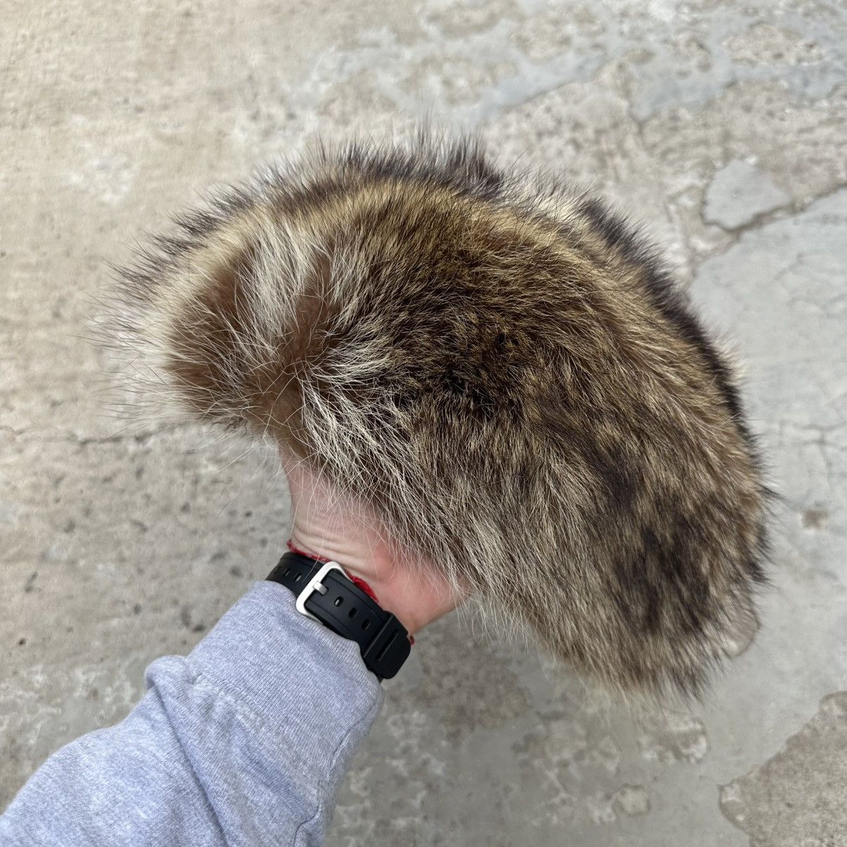 Japanese Brand Vintage Japanese Style Fur Hat Cap Y2K 00s Hype Trend Size ONE SIZE - 4 Thumbnail