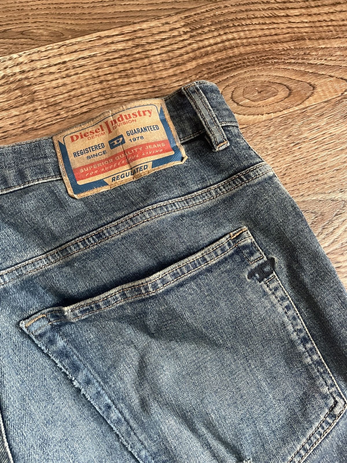 Diesel × If Six Was Nine × Japanese Brand Vintage Diesel Jeans Big Logo Distressed Baggy japanese 90s Size US 34 / EU 50 - 18 Thumbnail
