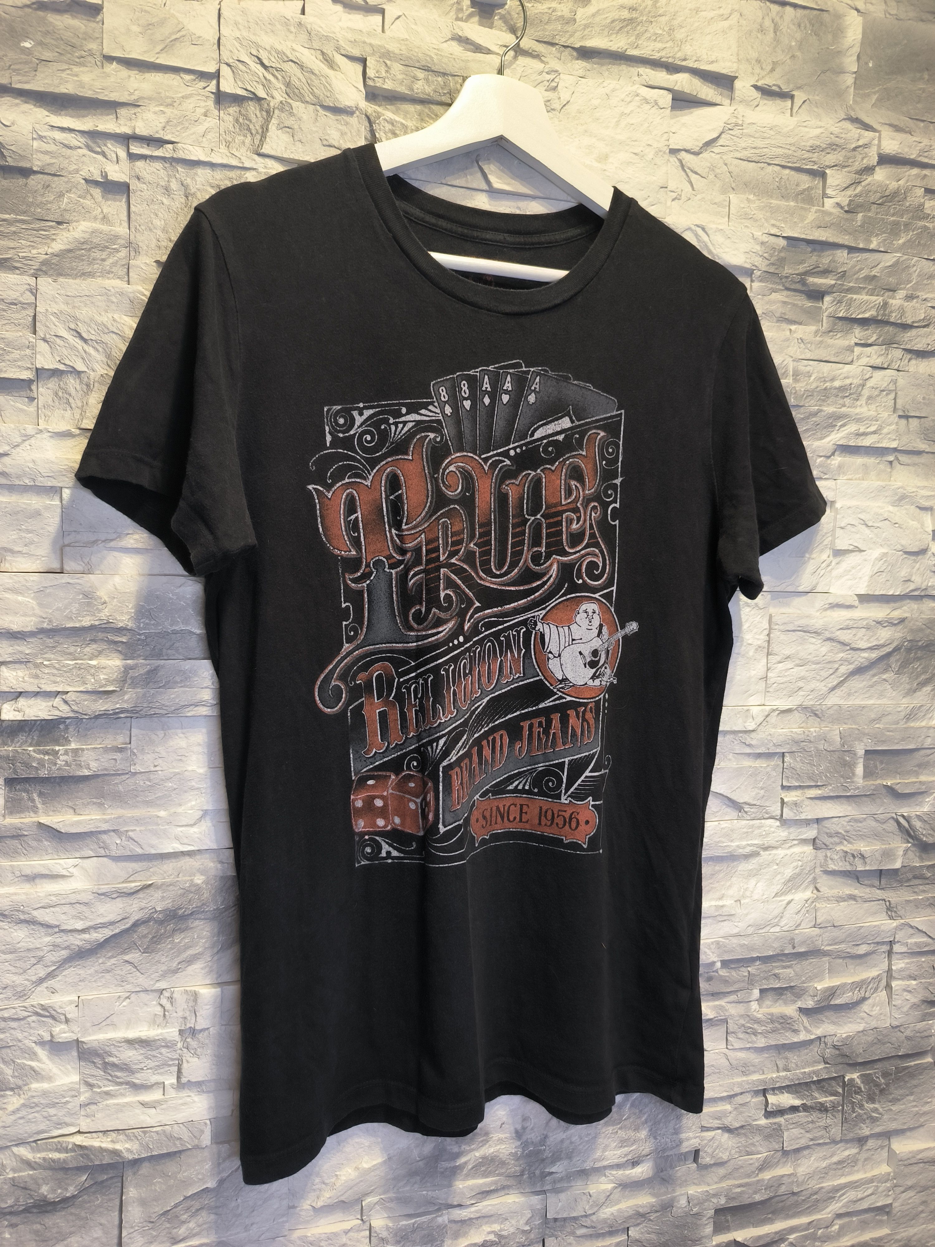 True Religion × Vintage True Religion T-Shirt Tee Vintage TR Black Logo Size US M / EU 48-50 / 2 - 3 Thumbnail