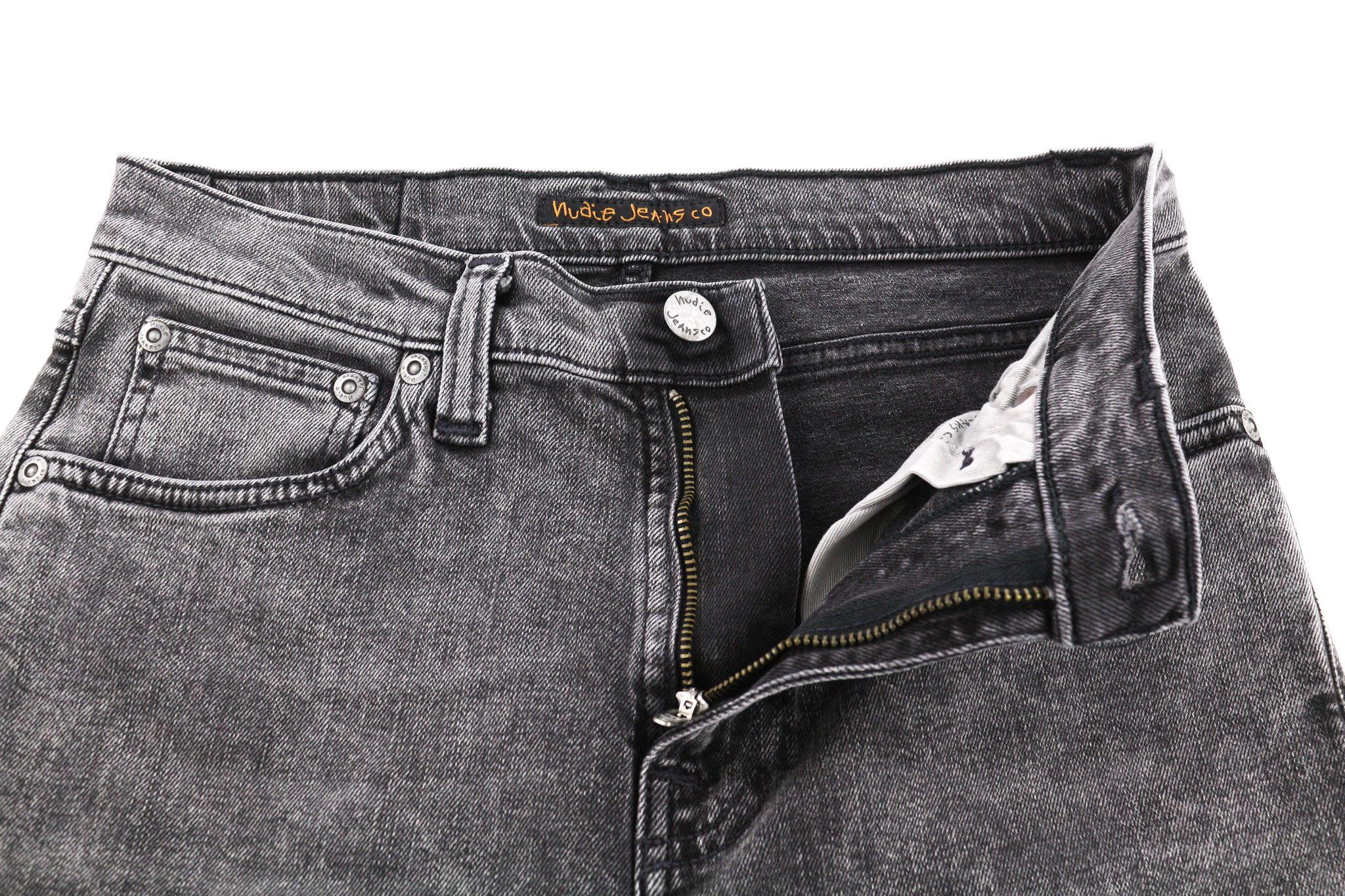 Nudie Jeans PILE LED W28/L30 Grey Marble Organic Skinny Washed 81904 Size US 28 / EU 44 - 4 Thumbnail
