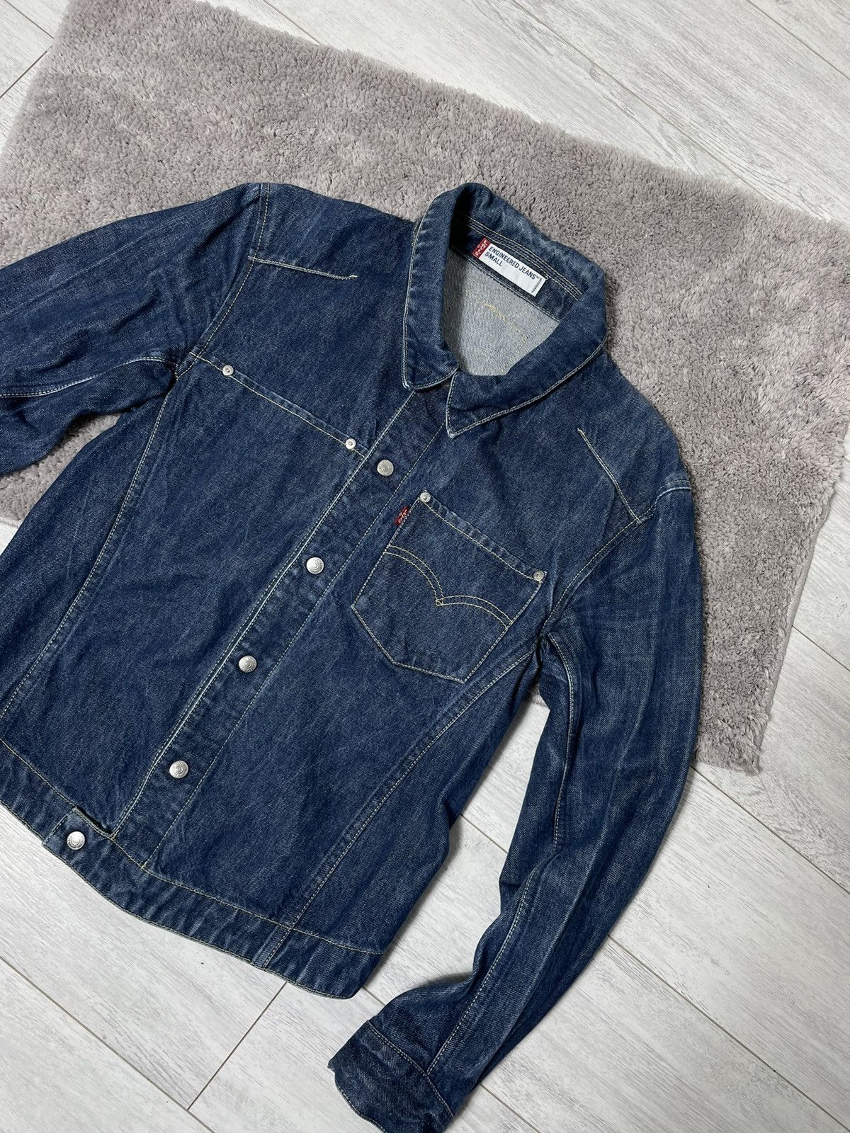 Levi's Vintage Levi’s 90s Engineered Workwear Denim Jacket Rare Size US L / EU 52-54 / 3 - 2 Thumbnail