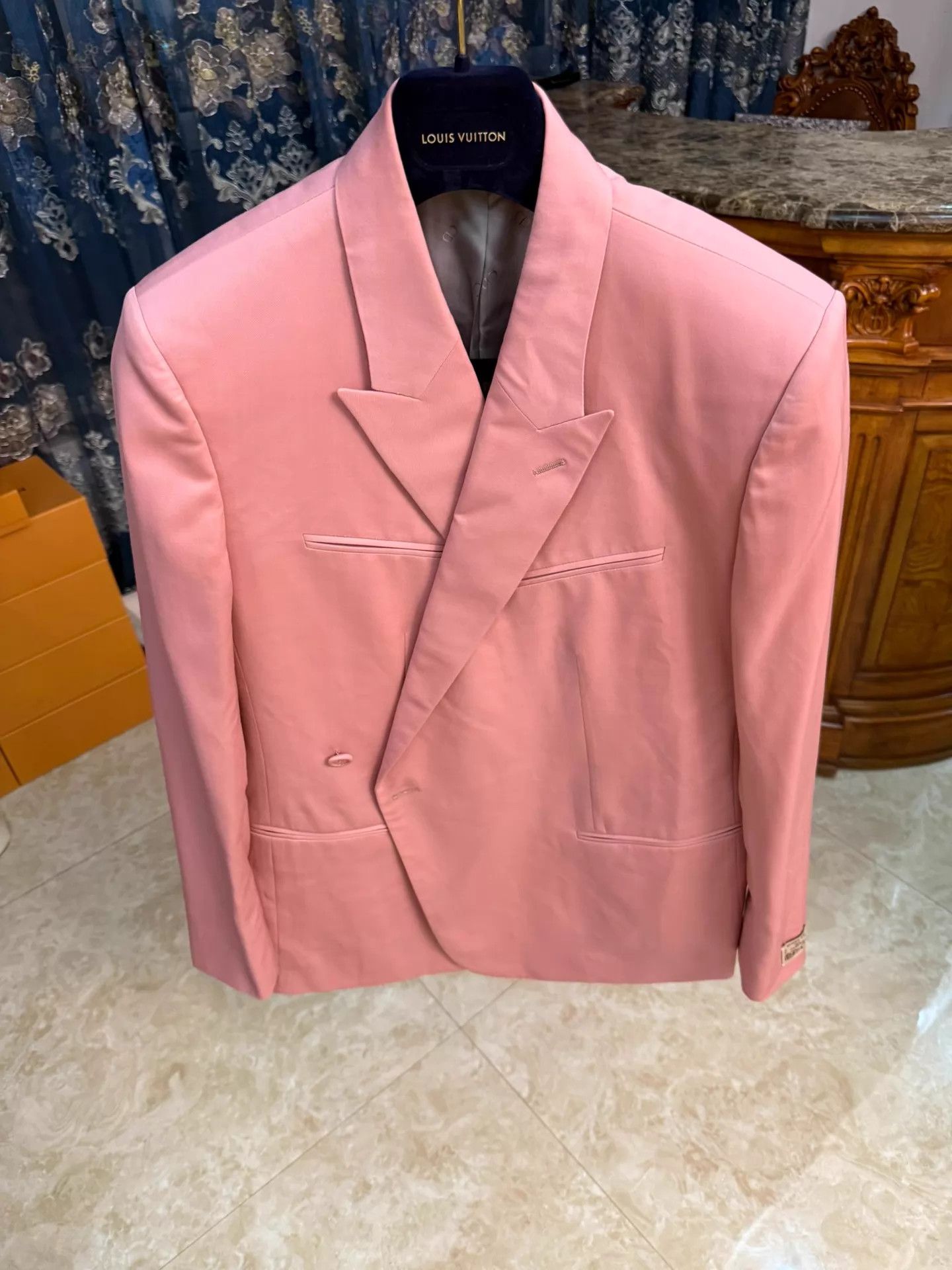 Dior DIOR high-end pink wool blazer 48 Size 48R - 1 Thumbnail