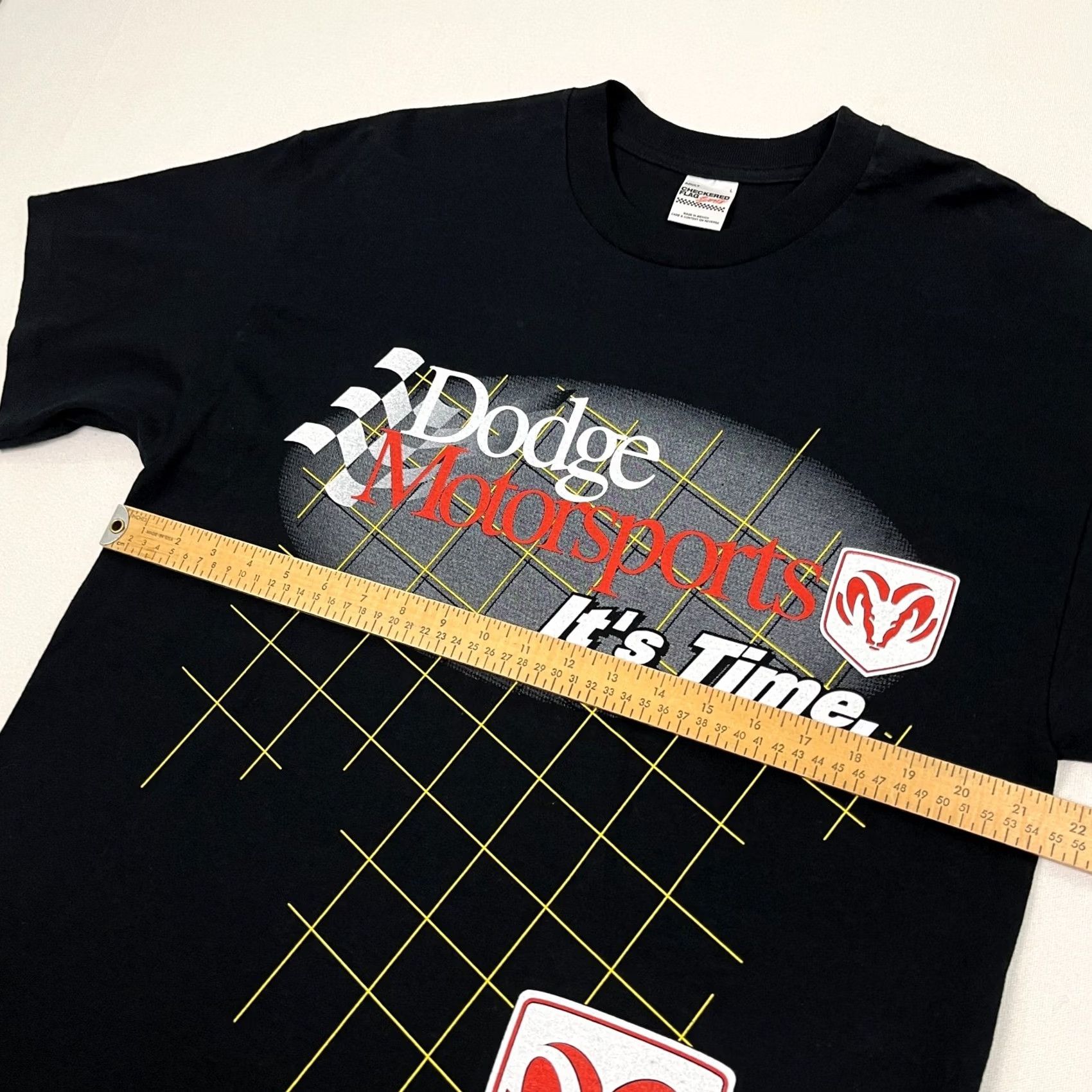 Vintage VTG 90s Dodge Motorsports Shirt Mens L Black Nascar Racing RAM Graphic Tee Size US L / EU 52-54 / 3 - 7 Thumbnail