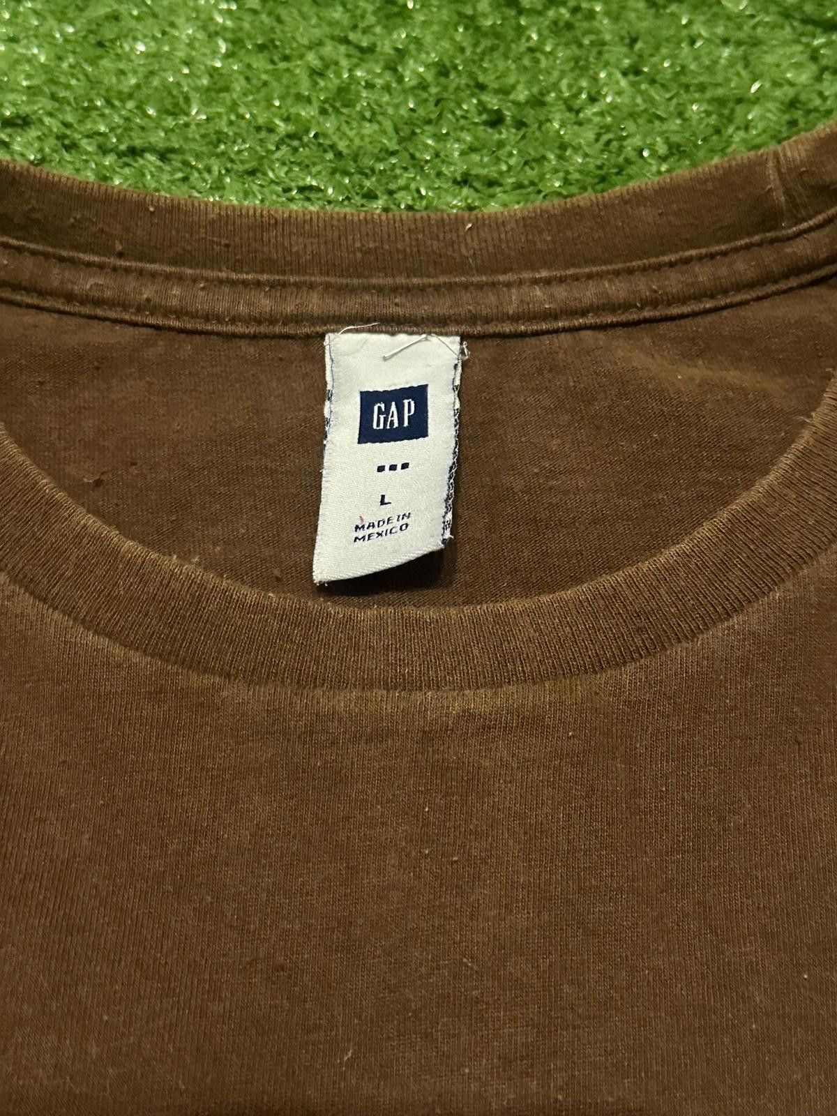 Gap Vintage GAP Central County Lacrosse League Brown T-Shirt Size ONE SIZE - 3 Thumbnail