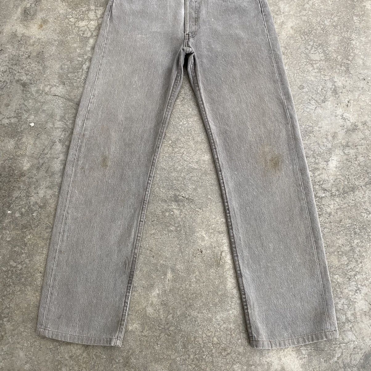 Levi's Size 30x29 VTG 1992 Levis 501 Desert Grey Denim Jeans Size US 30 / EU 46 - 3 Thumbnail