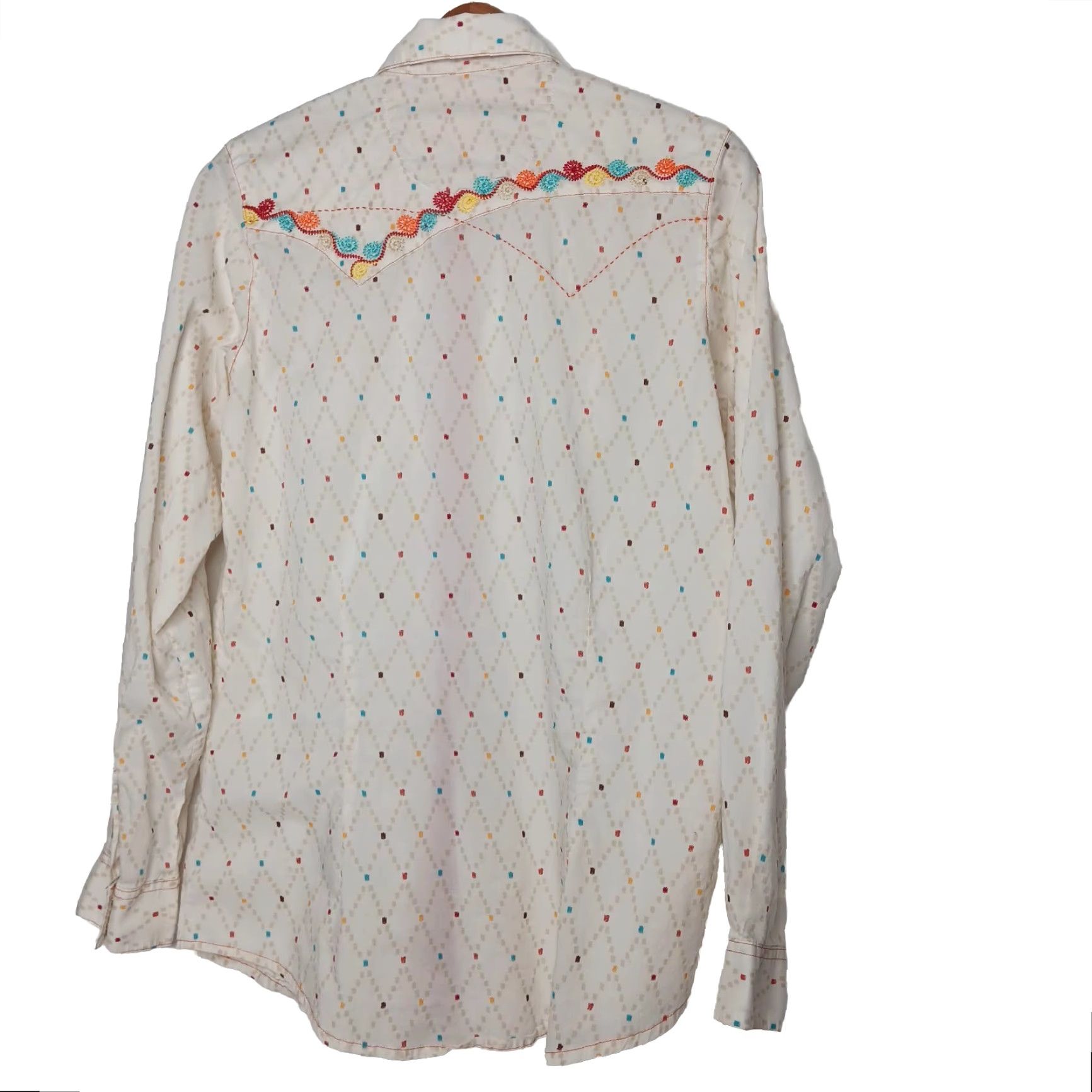 Vintage Twenty X Tailored Fit Shirt Women L Long Sleeve Western Snap Geometric Western Size L / US 10 / IT 46 - 2 Thumbnail
