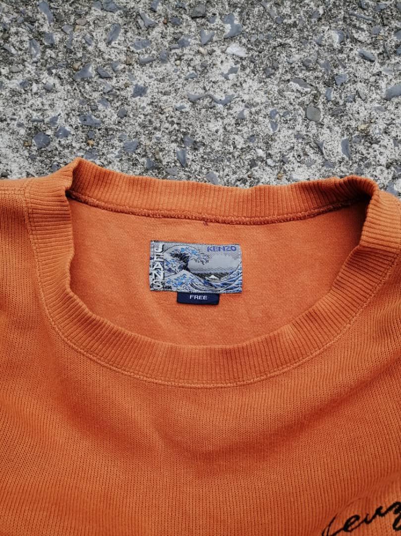Japanese Brand Kenzo Jeans Embroidered Sweatshirt Made In Japan Size US M / EU 48-50 / 2 - 10 Thumbnail