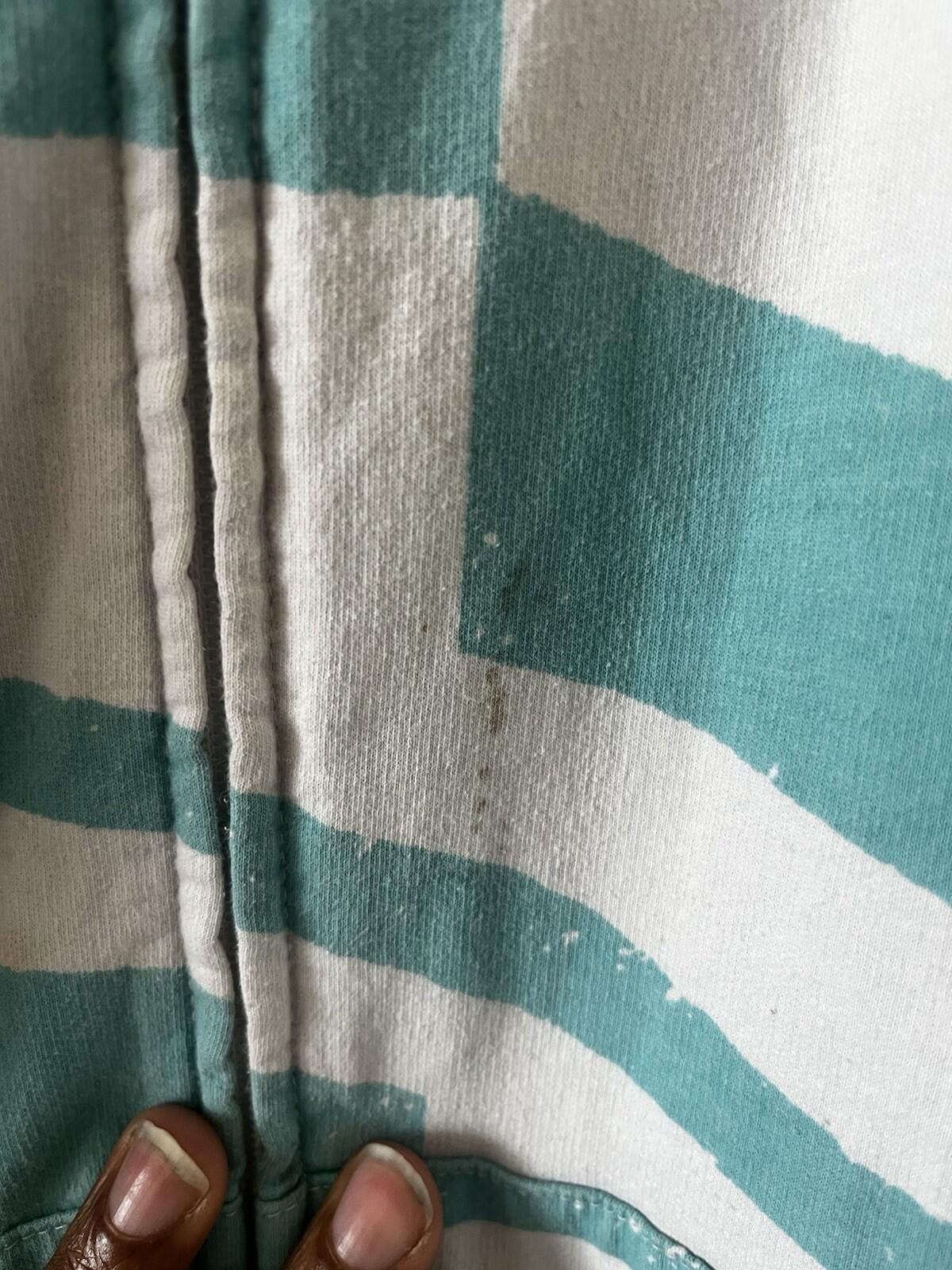 Volcom Volcom Full Zip Face Hoodie XL Teal Striped Skater Y2K Size US XL / EU 56 / 4 - 2 Thumbnail