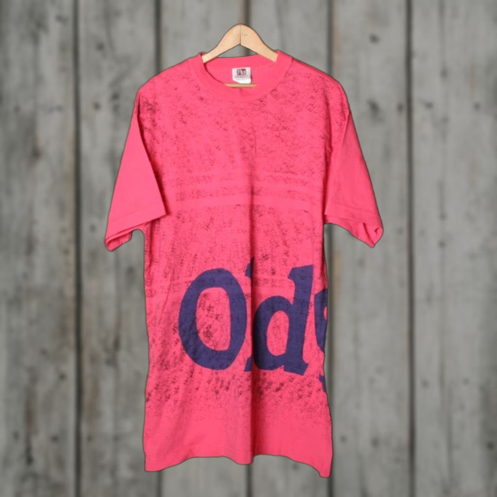 Vintage VINTAGE Art Unlimited T-Shirt Men XL Pink 100% Cotton Short Sleeve Vintage Old Style Beer Single Stitch Sized XL Whites? Size US XL / EU 56 / 4 - 1 Thumbnail