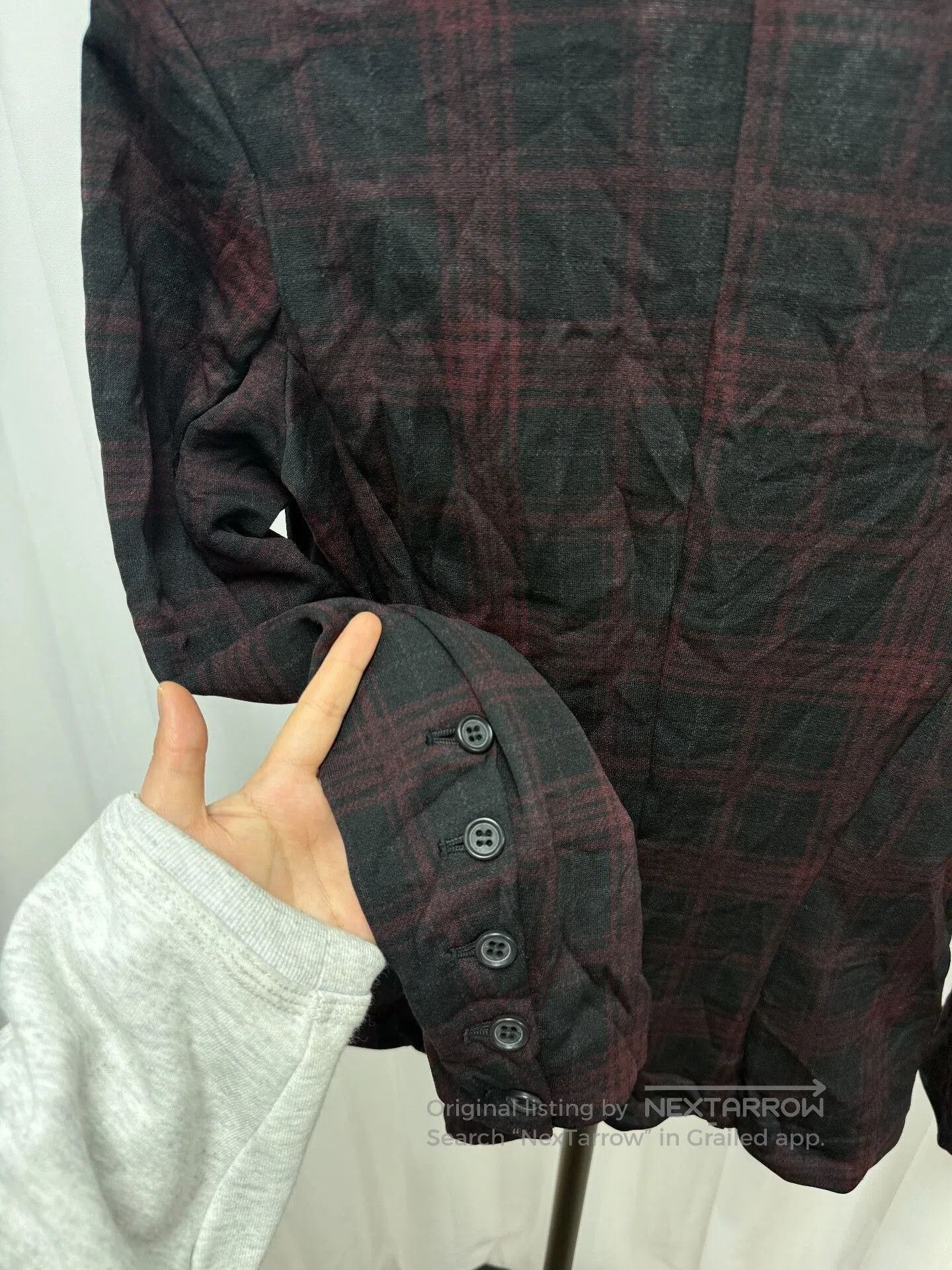 Y's Y's Red and Black Checkered Set. Size M / US 6-8 / IT 42-44 - 6 Thumbnail