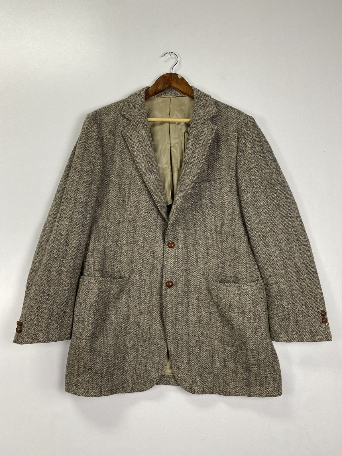 Harris Tweed Vintage 80s Christopher Hughes x Harris Tweed Size US XL / EU 56 / 4 - 2 Thumbnail