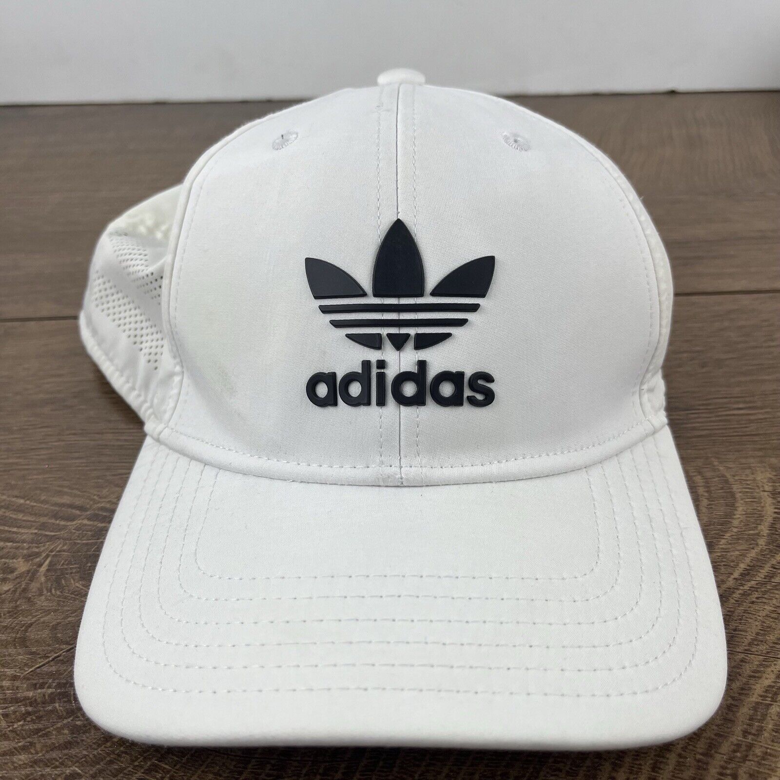 Adidas Adidas Snapback Hat Adidas Snapback Hat White Adjustable Hat Size ONE SIZE - 5 Thumbnail