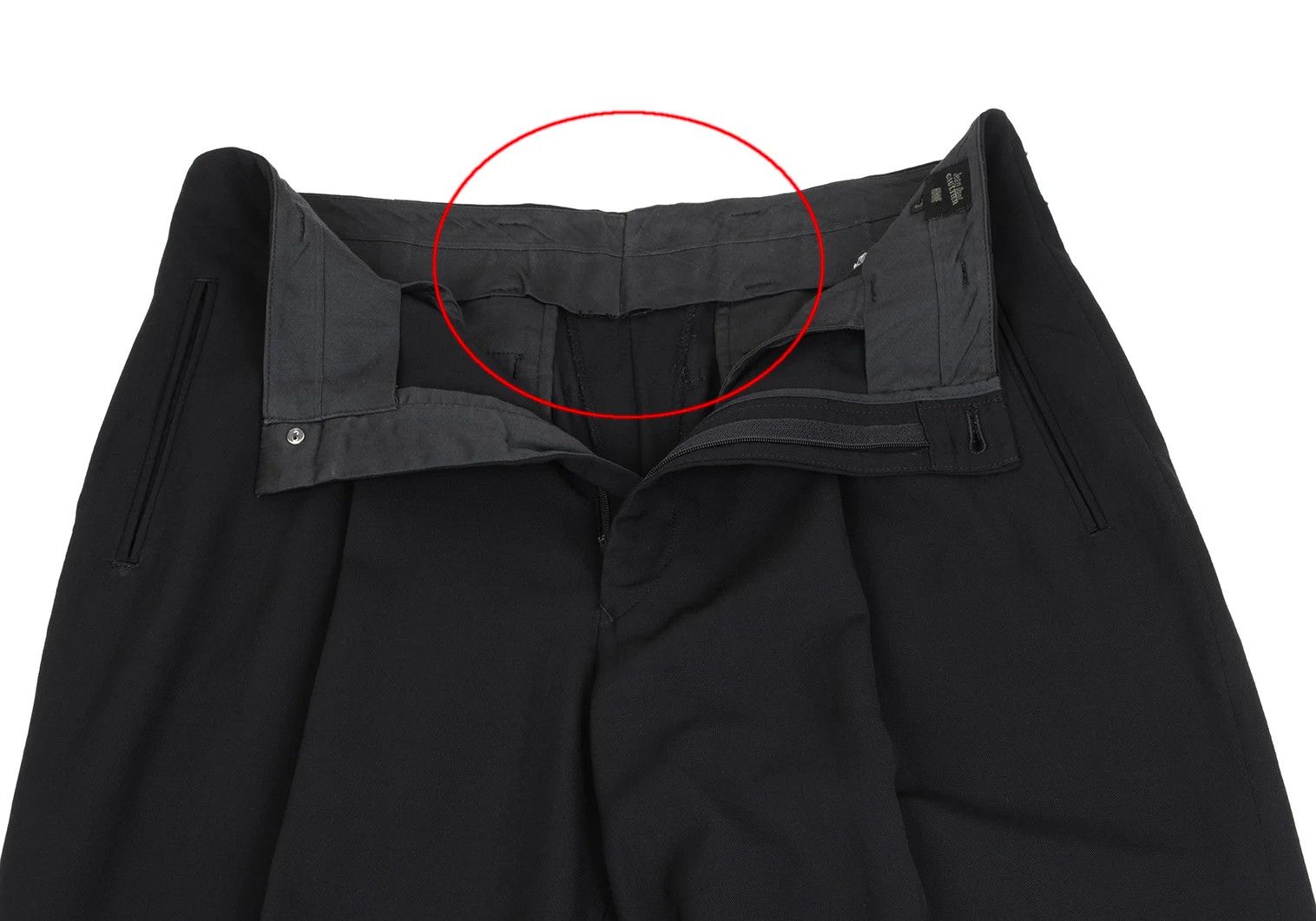 Jean Paul Gaultier Wool Tapered Pants in Black Size 50 Size US 34 / EU 50 - 8 Thumbnail