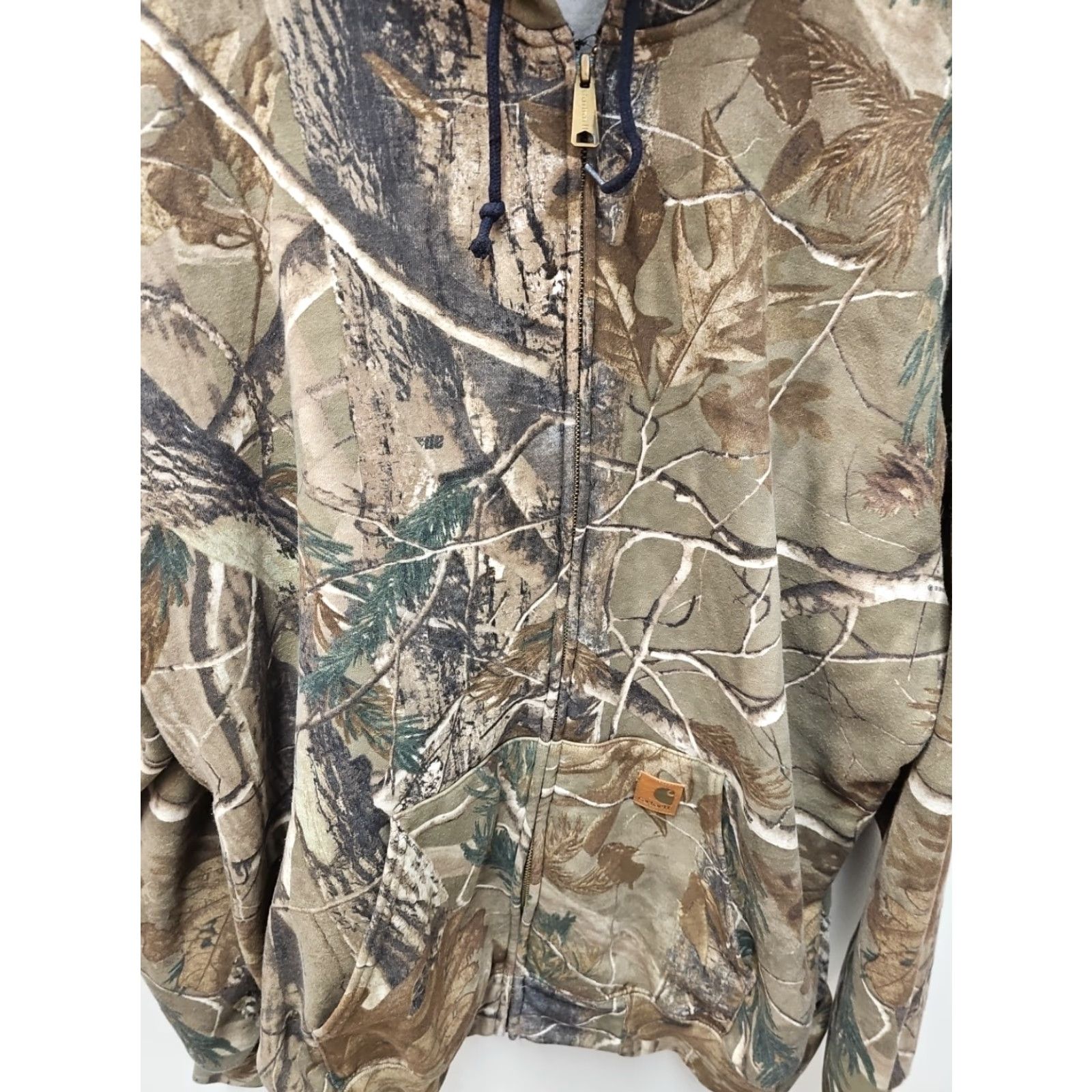 Carhartt VINTAGE Carhartt Hoodie Men’s XL RealTree Camo Full Zip Camoflouge K289 CAP Sweatshirt Size US XL / EU 56 / 4 - 2 Thumbnail