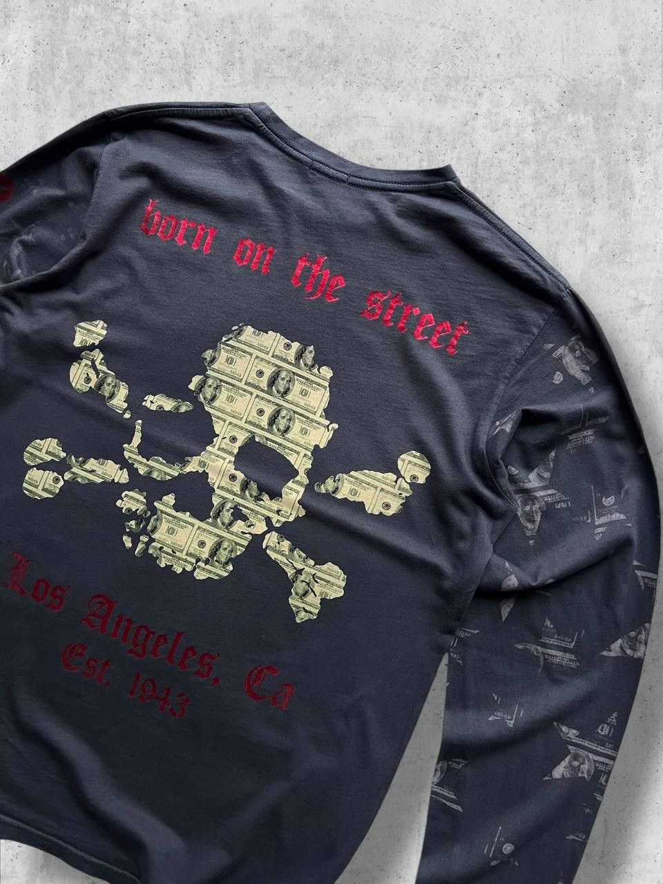 Christian Audigier SMET made in USA by CHRISTIAN AUDIGIER long sleeve tee Size US L / EU 52-54 / 3 - 6 Thumbnail