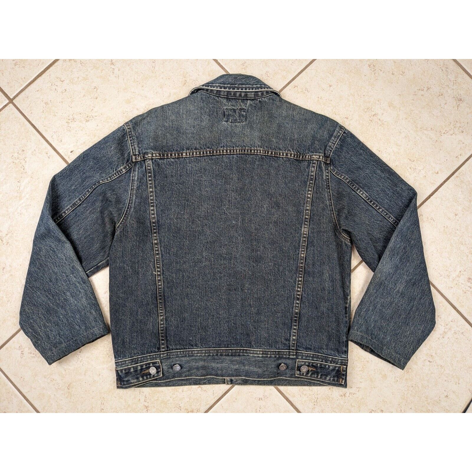 Calvin Klein Vtg Calvin Klein Men's L Denim Jeans Trucker Coat Jacket Size US L / EU 52-54 / 3 - 13 Thumbnail