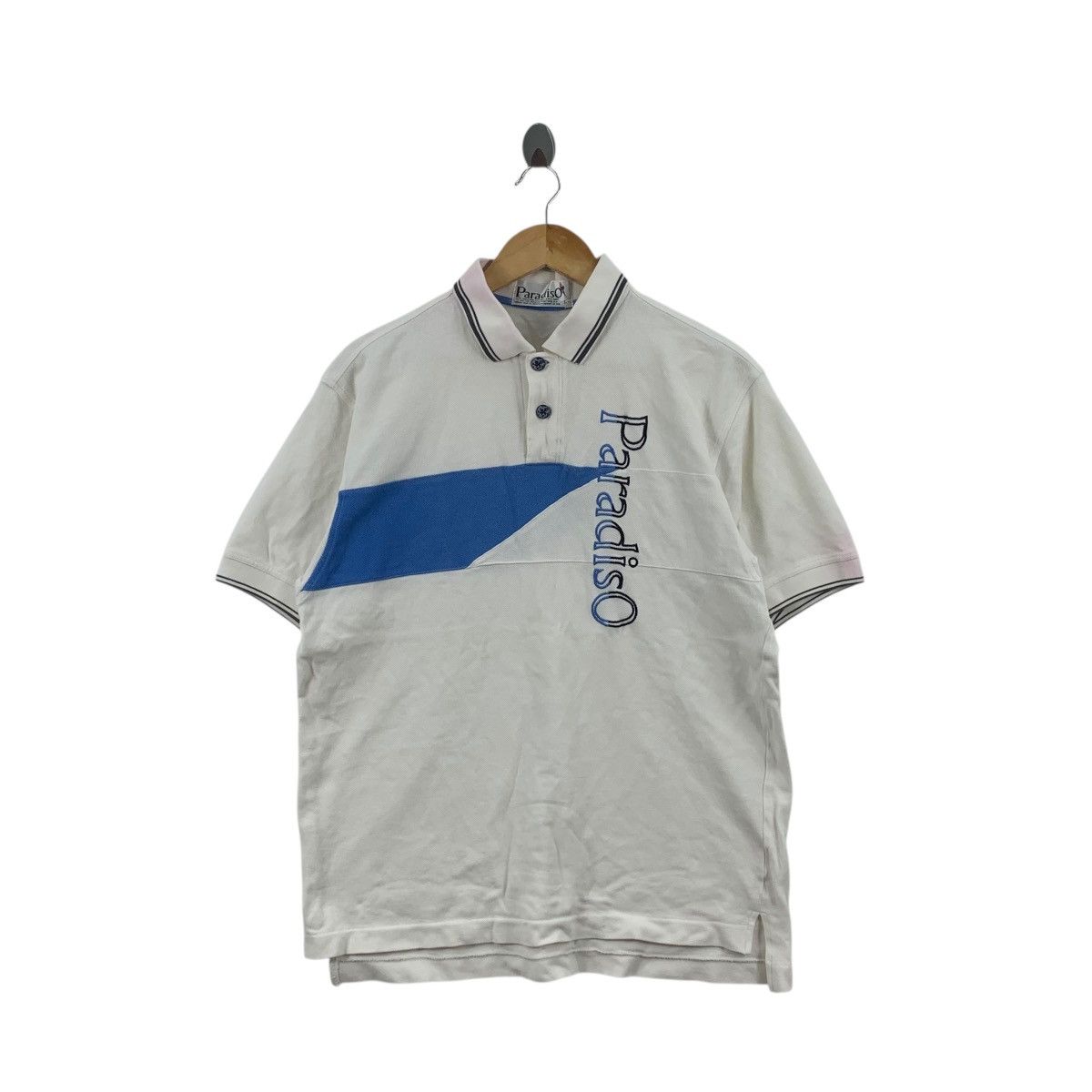 Vintage Vintage PARADISO GOLF COLLECTION Patch Polo Tee Shirt Top Size US L / EU 52-54 / 3 - 1 Thumbnail