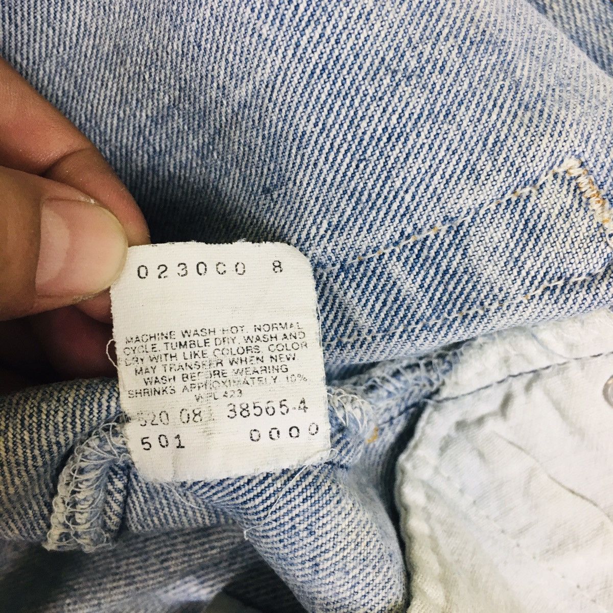 Levi's Vintage Clothing Vintage Levi’s 501xx Distress Denim Size US 40 / EU 56 - 11 Thumbnail