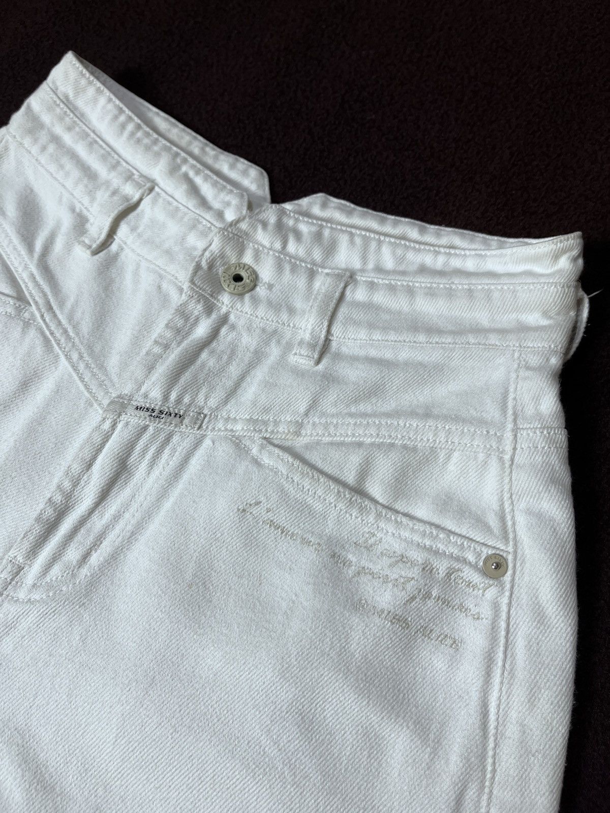Japanese Brand Alice Miss Sixty Qoute Ballon pants Denim Size US 27 - 4 Thumbnail