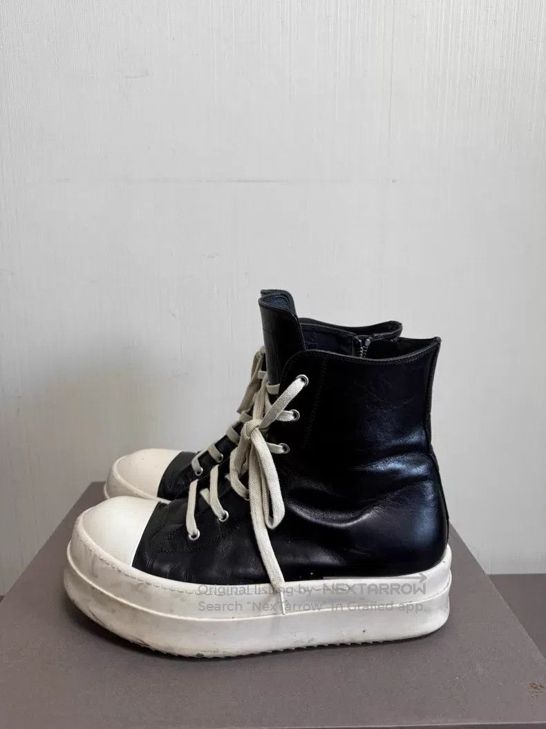 Rick Owens Rick Owens 24FW leather thick sole high-top sneaker| Size US 12 / EU 45 - 2 Thumbnail