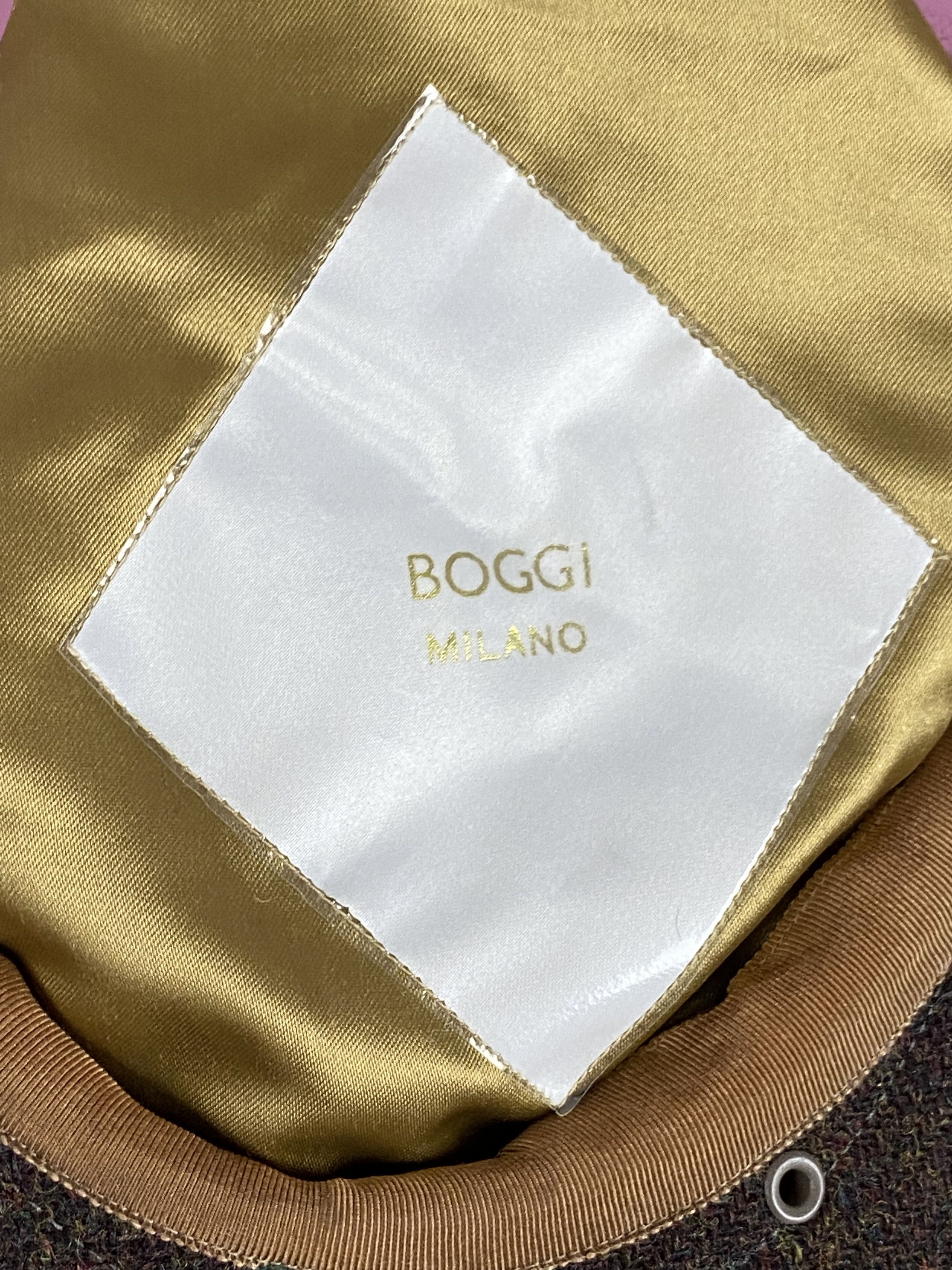 Boggi × Designer Boggi Milano Vintage Men's Flat Cap Size ONE SIZE - 4 Thumbnail