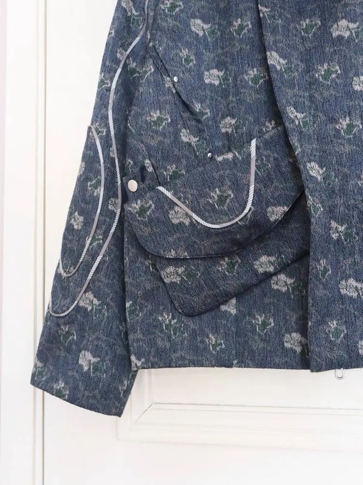 Kiko Kostadinov Sz48 Kiko Kostadinov 24AW Chalice Jacket Bag Floral Jacquar Size US M / EU 48-50 / 2 - 2 Thumbnail