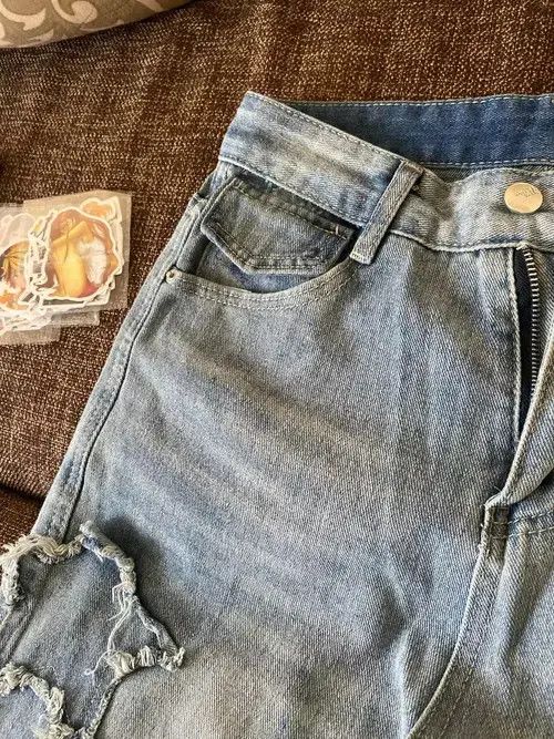 Other Korean Style Hip Hop Straight Denim Boyfriend Jeans Size 30" / US 8 / IT 44 - 2 Thumbnail