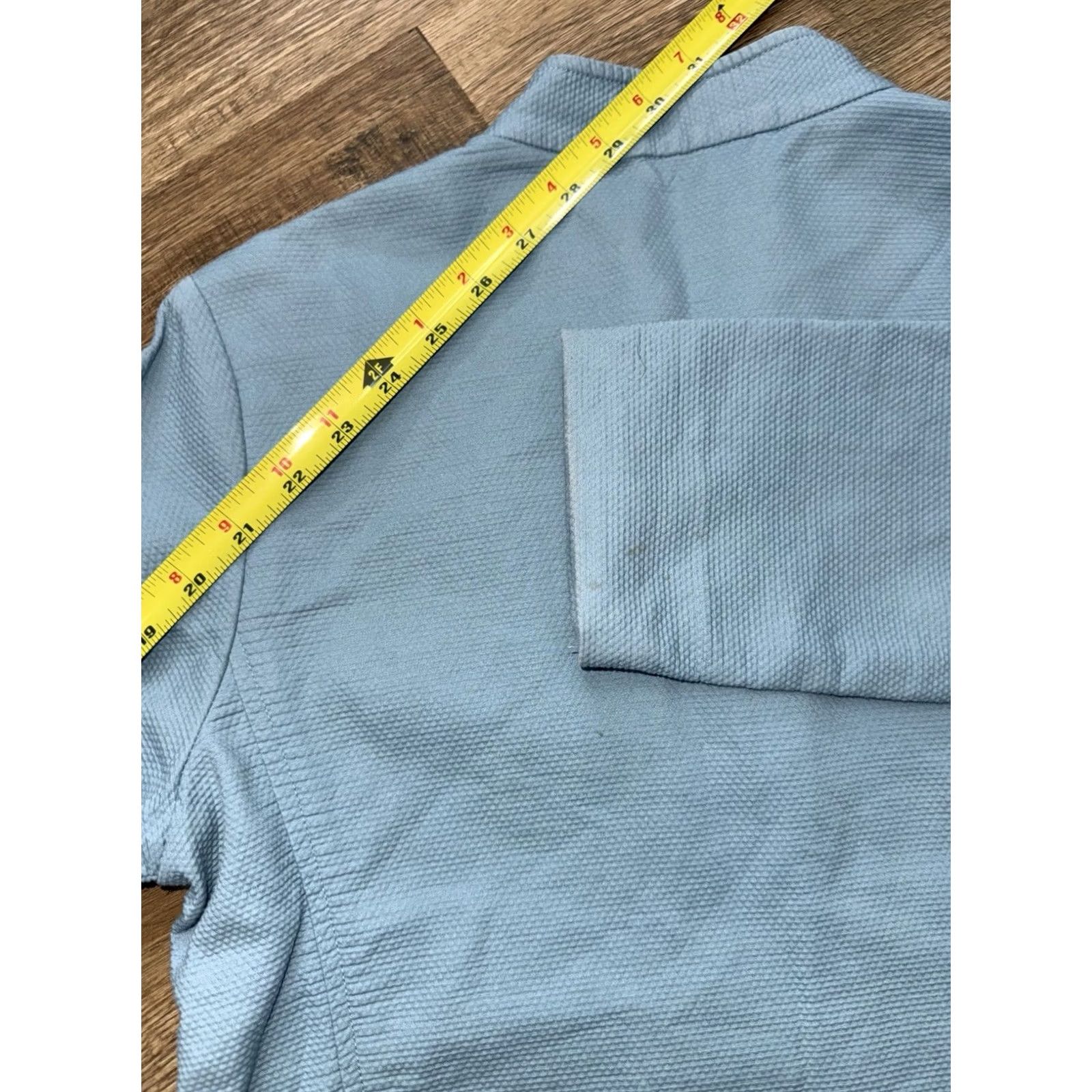 Eileen Fisher Eileen Fisher Jacket Women's XS Light Blue Cotton Spandex Button Up Size XS / US 0-2 / IT 36-38 - 7 Thumbnail